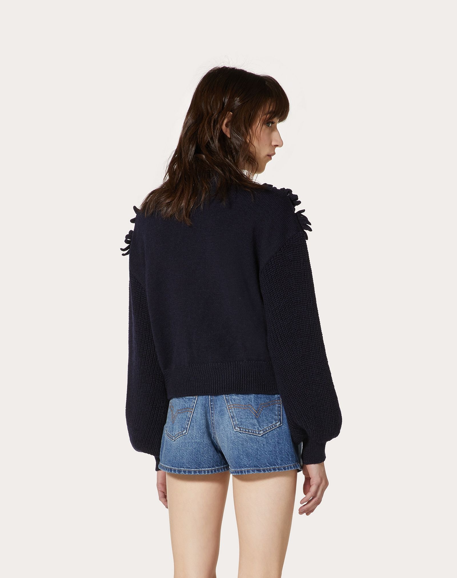 Embroidered Wool Sweater - 4