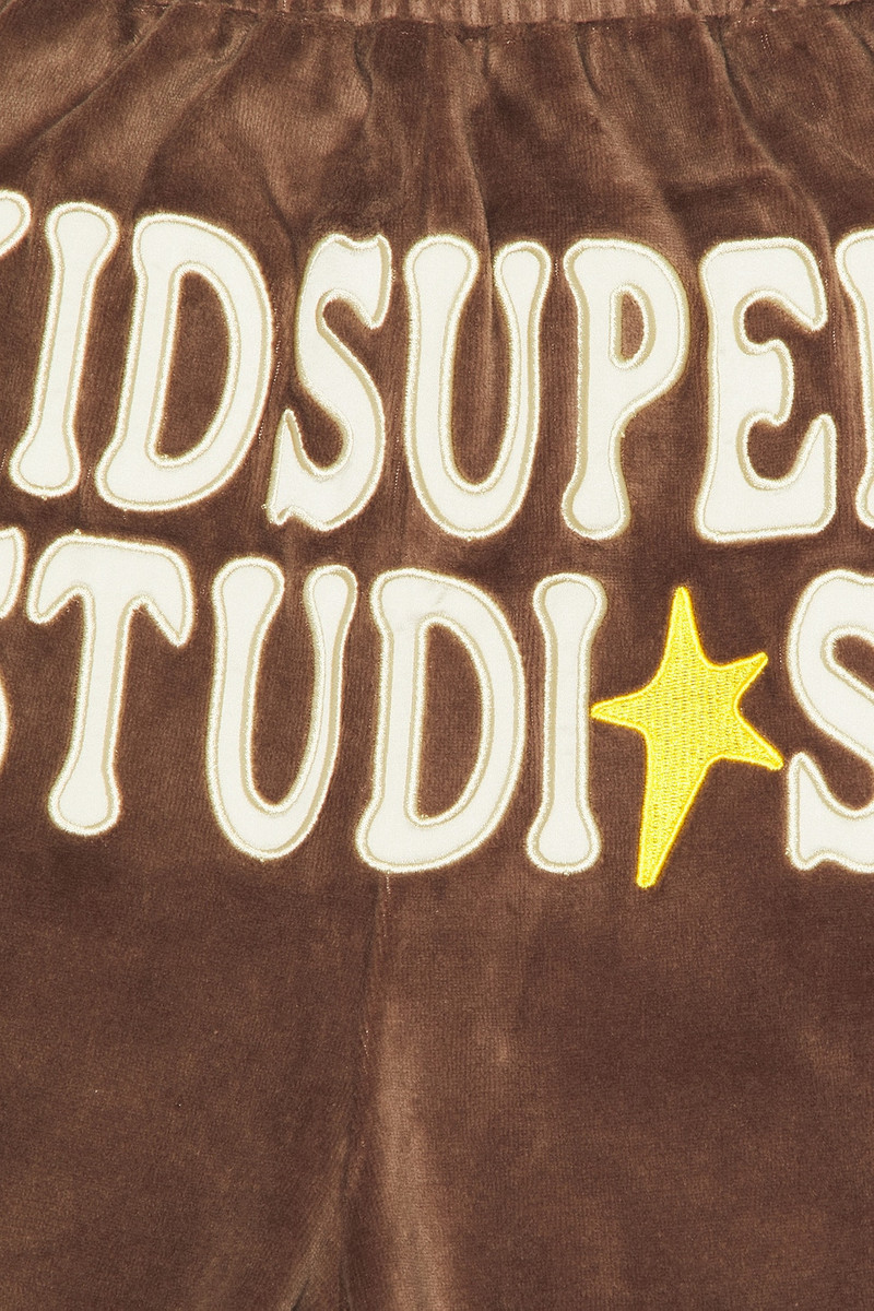 KidSuper Velour Stars Shorts outlook