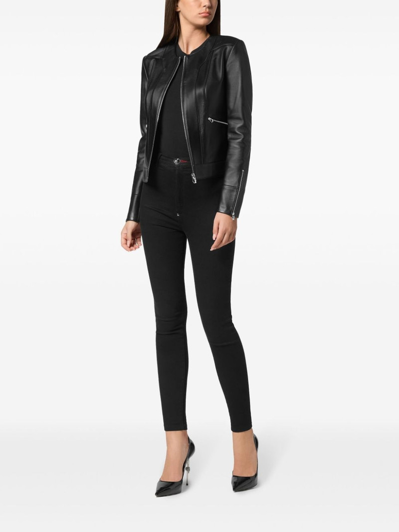 PHILIPP PLEIN leather jacket outlook