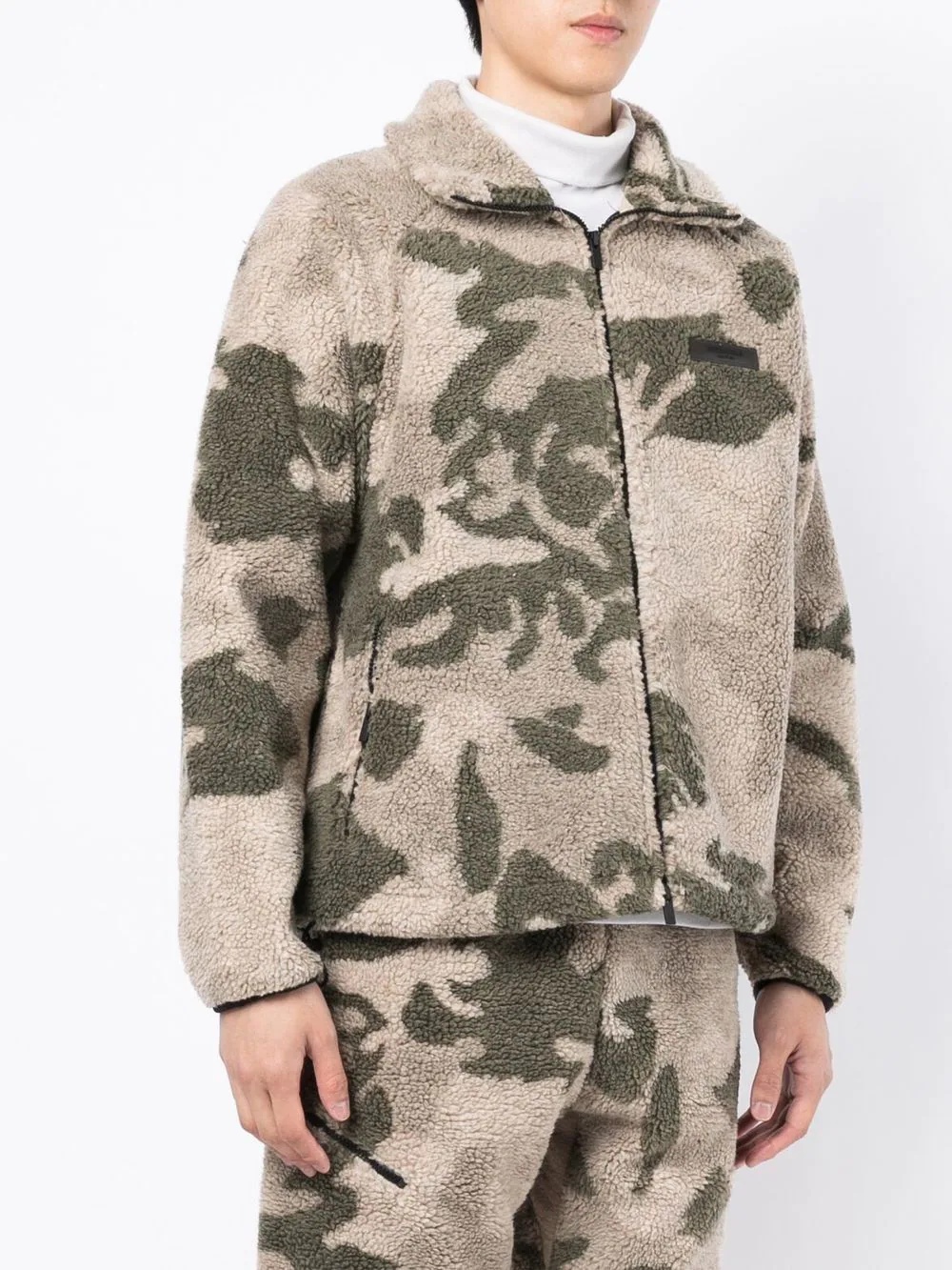 Camouflage fleece jacket - 3