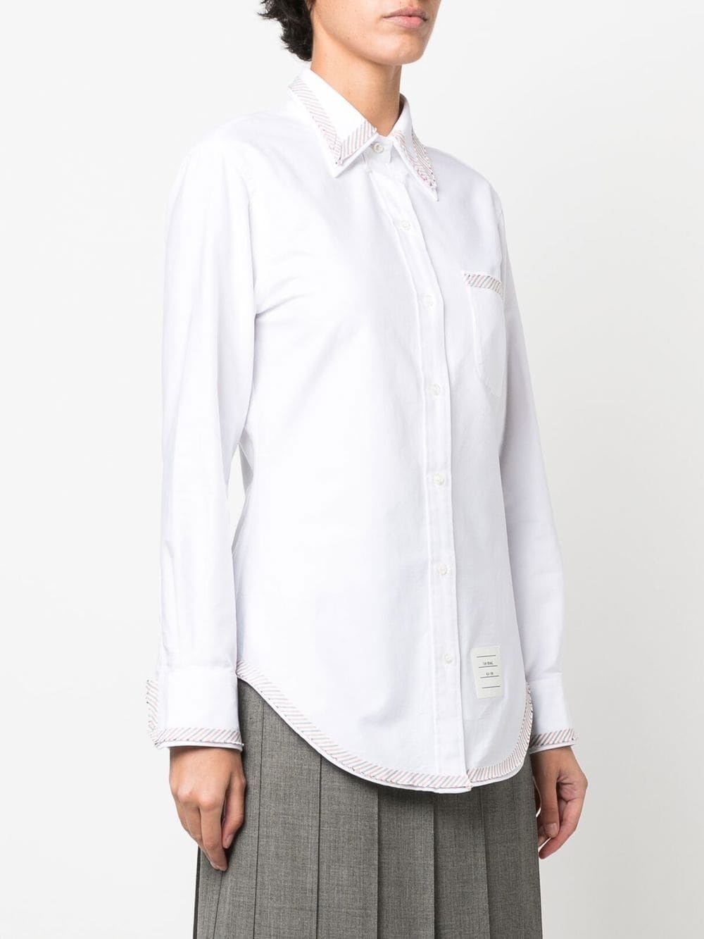 RWB trim Oxford shirt - 3