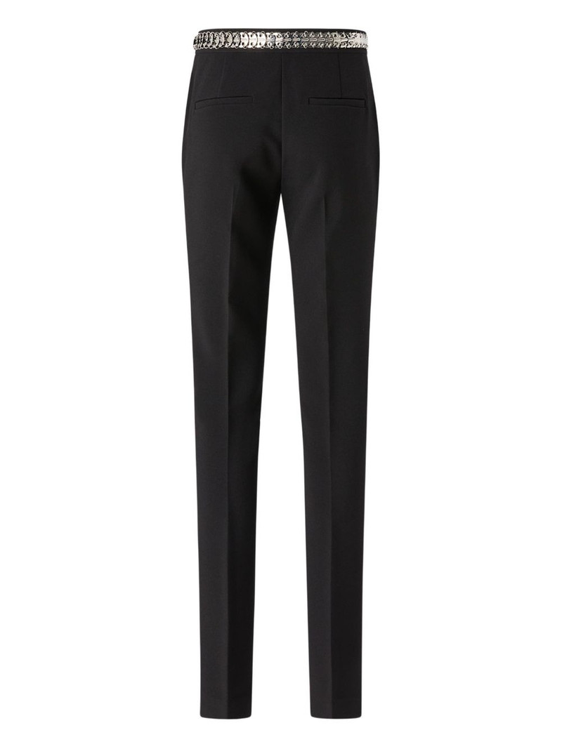 PINKO embellished-bet trousers outlook