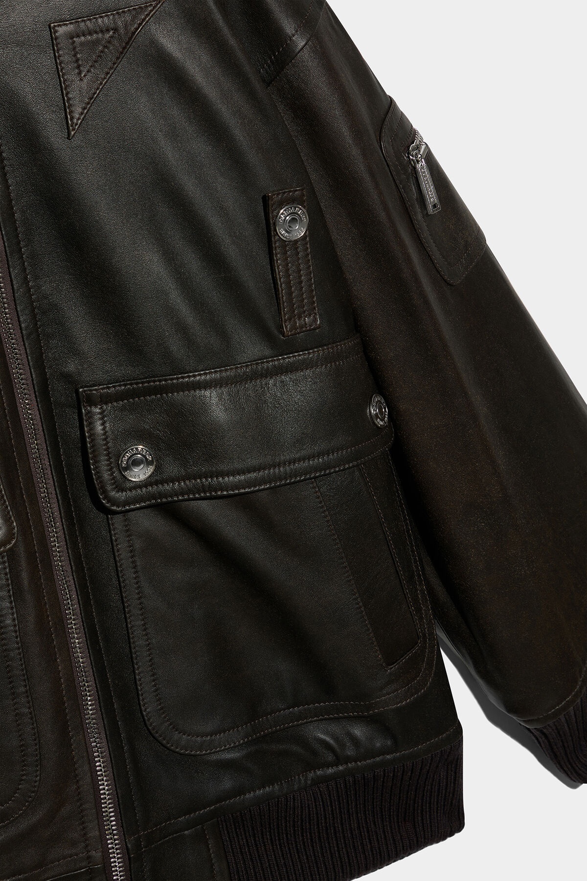 SHERLING TRIM OVER BOMBER - 4