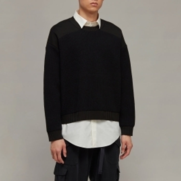 adidas Y-3 Utility Crew Sweater 'Black' H63084 - 2