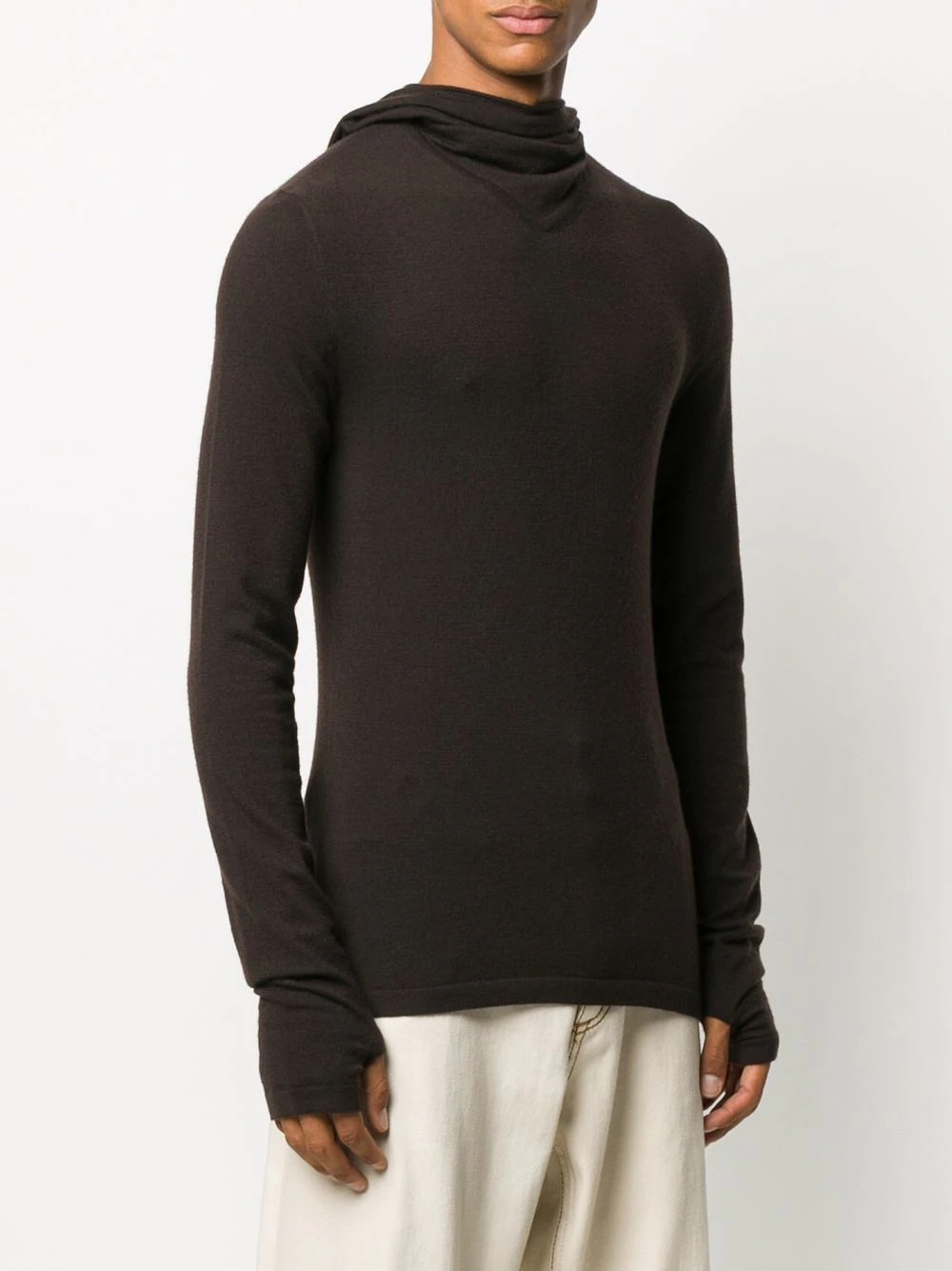 fine knit turtleneck sweater - 3