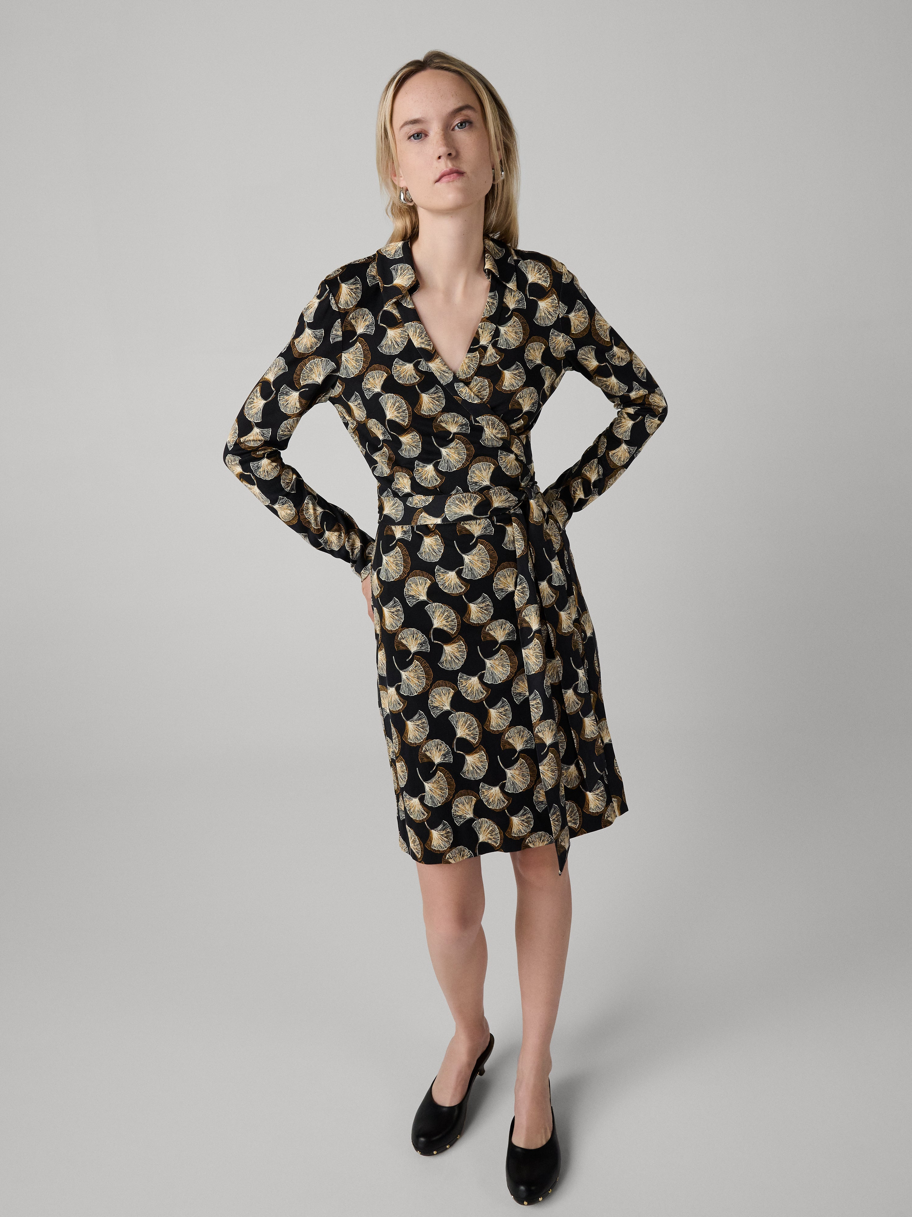 Jeanne Silk Jersey Wrap Dress - 4