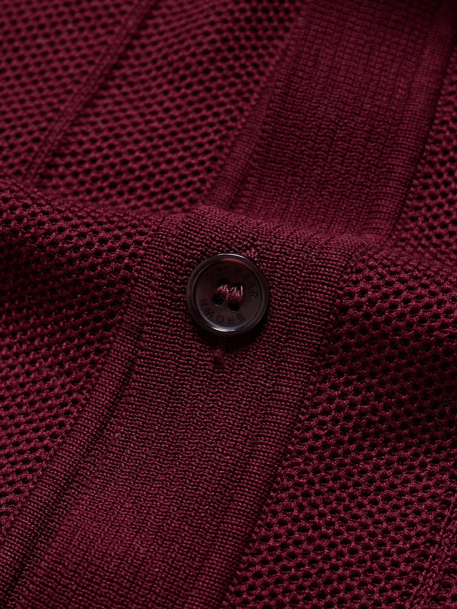 Tiernan Cotton Shirt Burgundy - 4