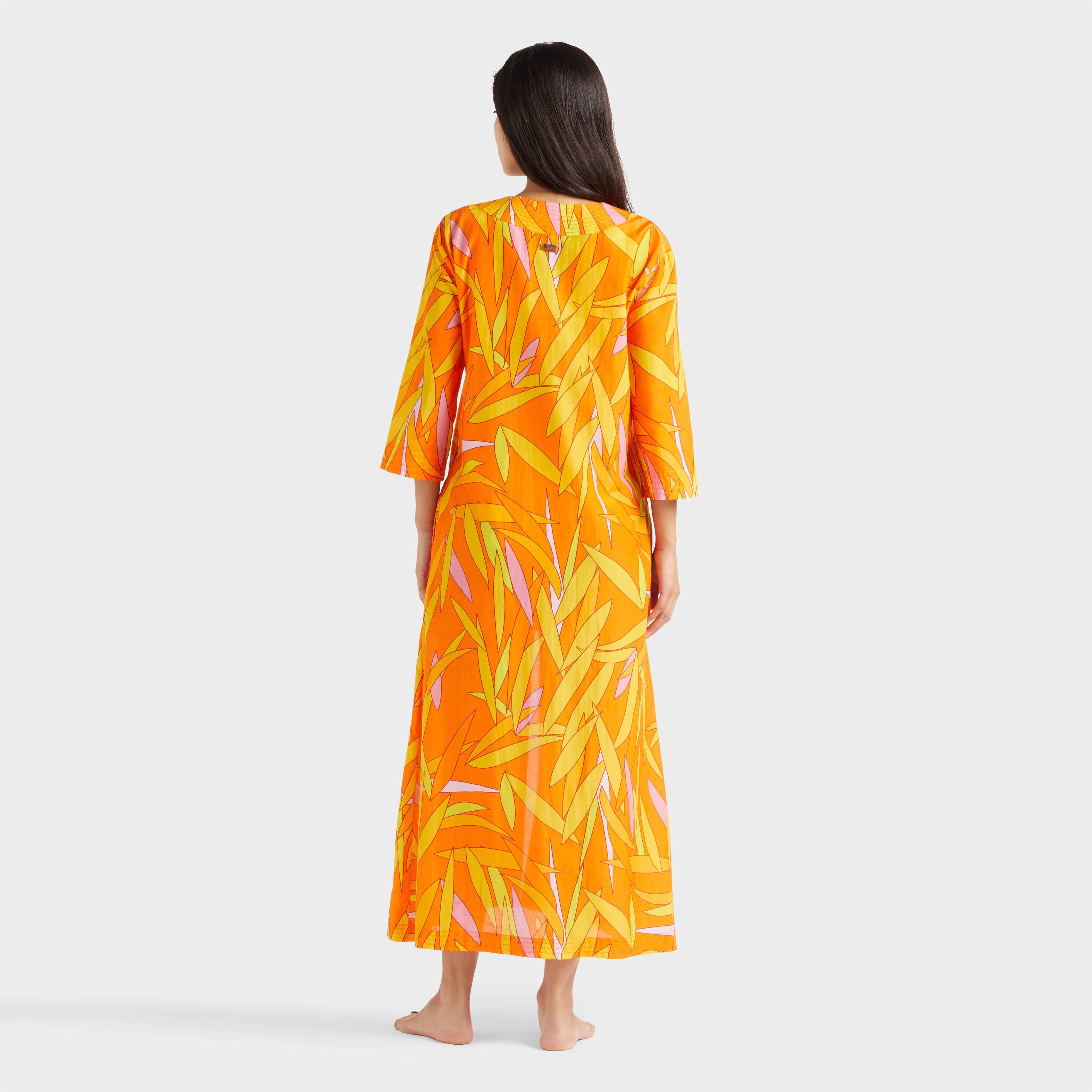 Women Cotton and Silk Kaftan Madrague - 4