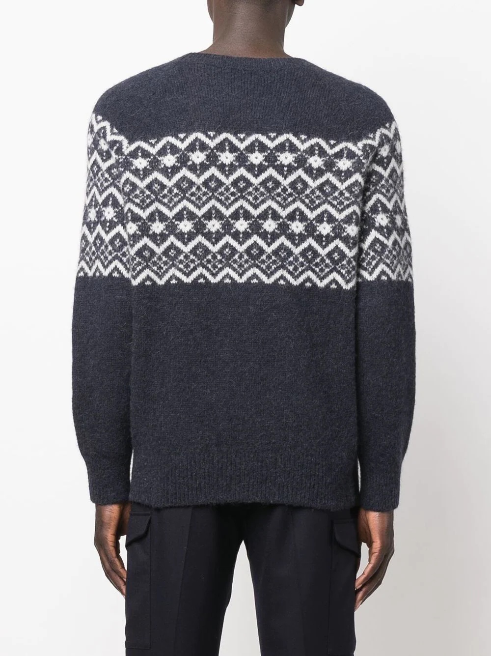 intarsia-knit wool-blend jumper - 4
