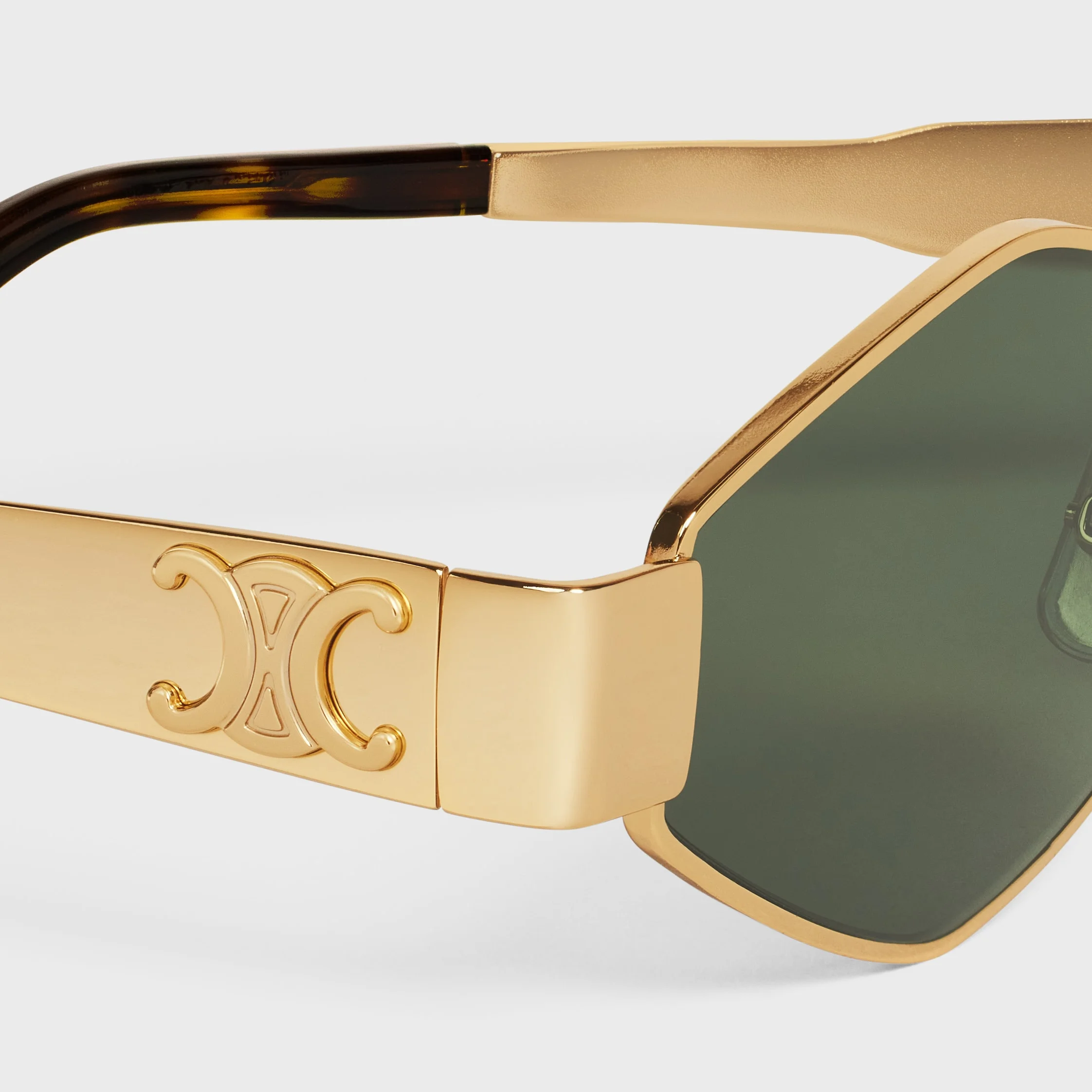 CELINE Triomphe Metal 02 Sunglasses in Metal | REVERSIBLE display picture 2