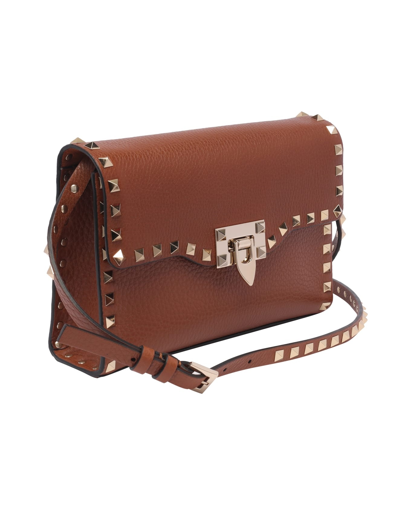 Small Shoulder Bag | Rockstud | Vit.st.alce Unlined/plat.studs - 2