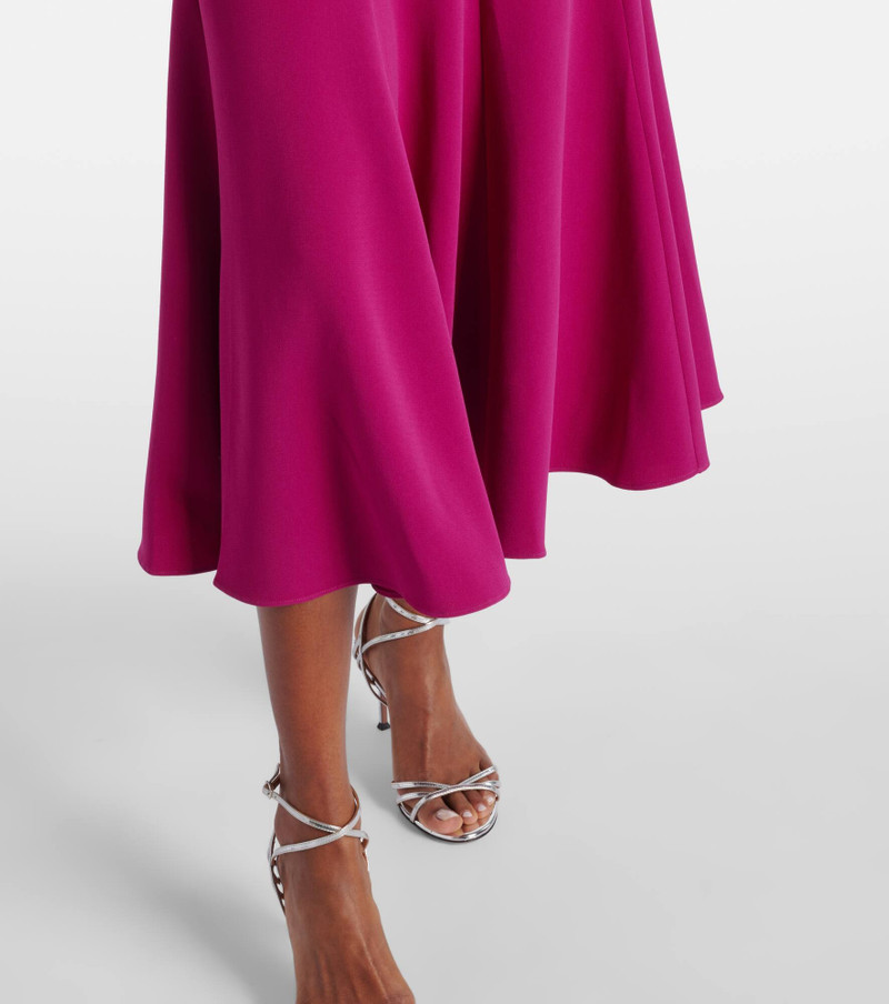 collar-embellished midi dress 5