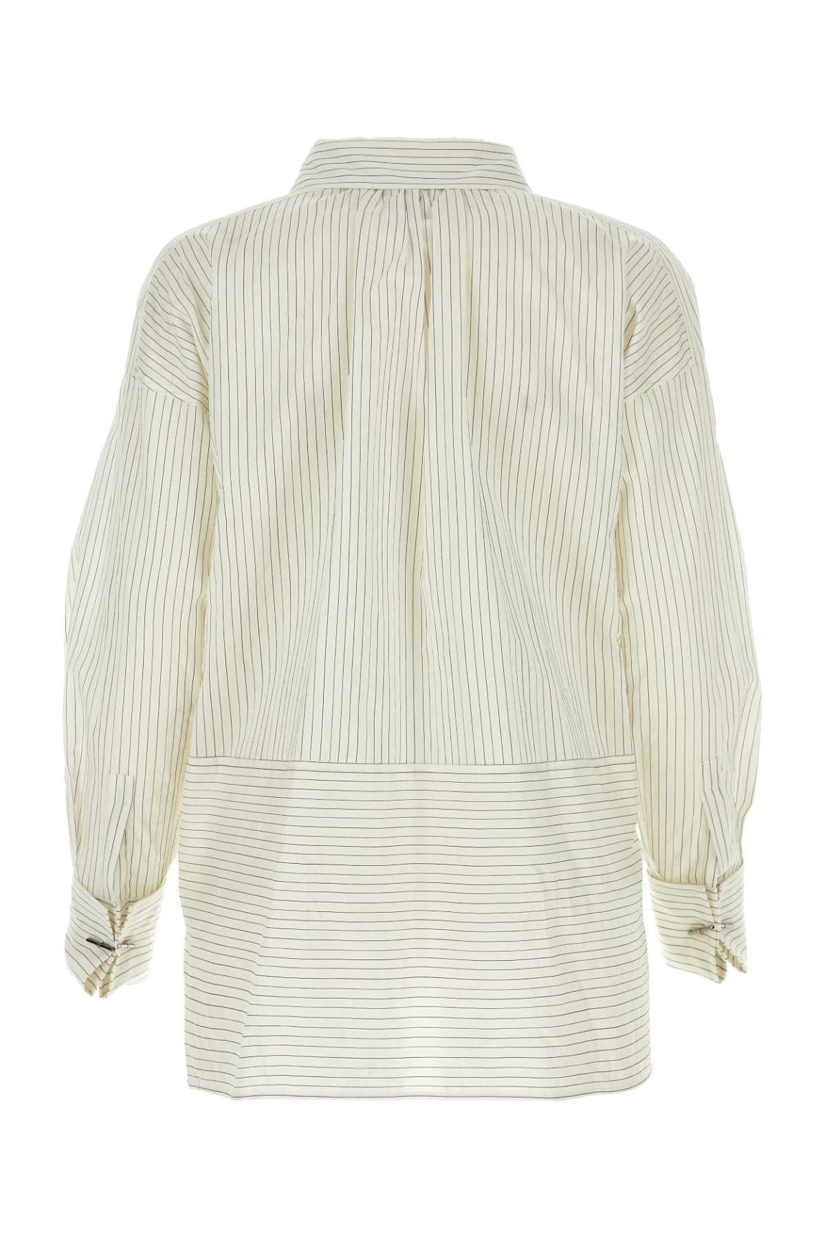 Max Mara Women Embroidered Cotton Blend Saletta Blouse - 2
