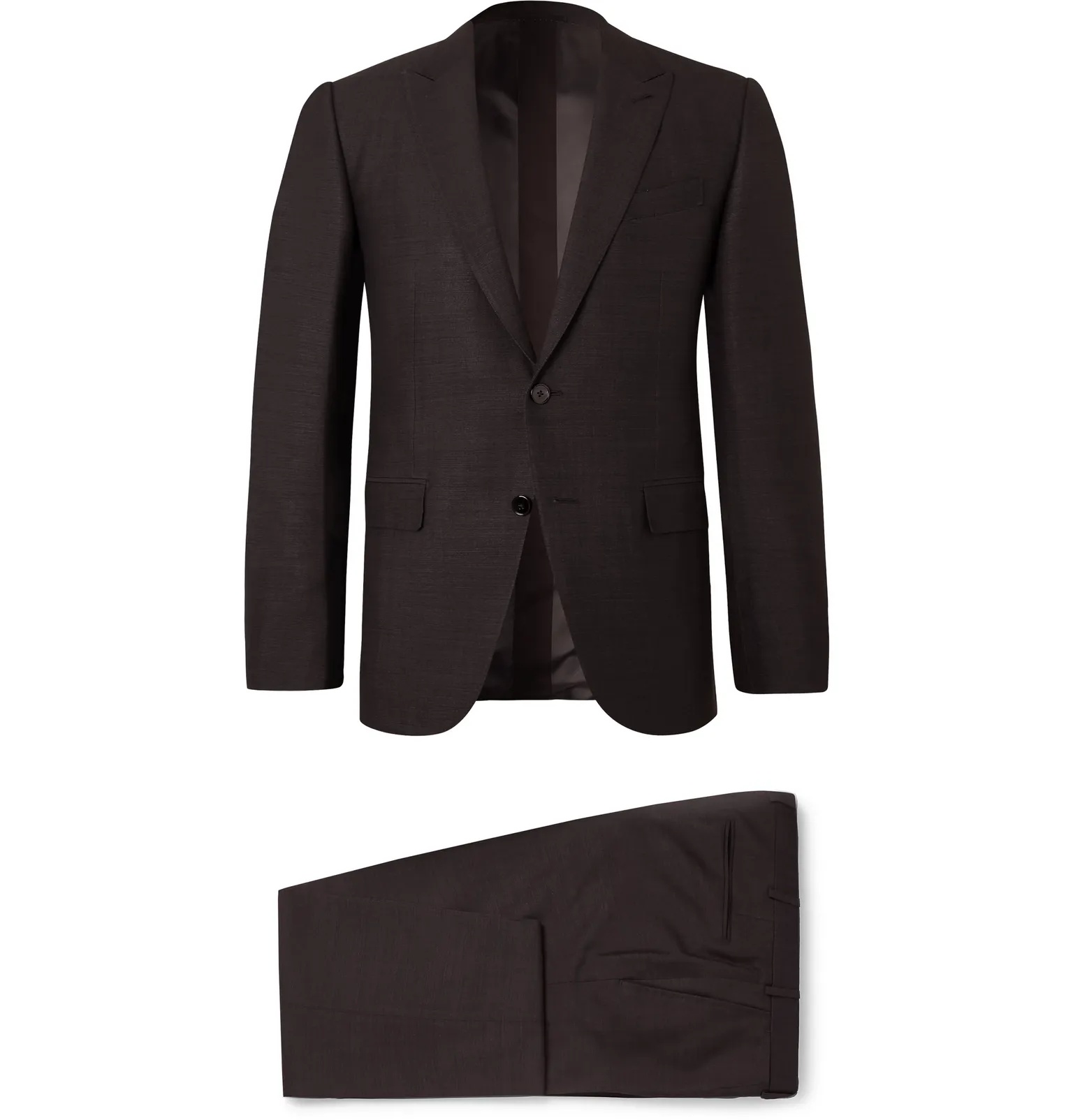 Slim-Fit Silk and Wool-Blend Suit - 1