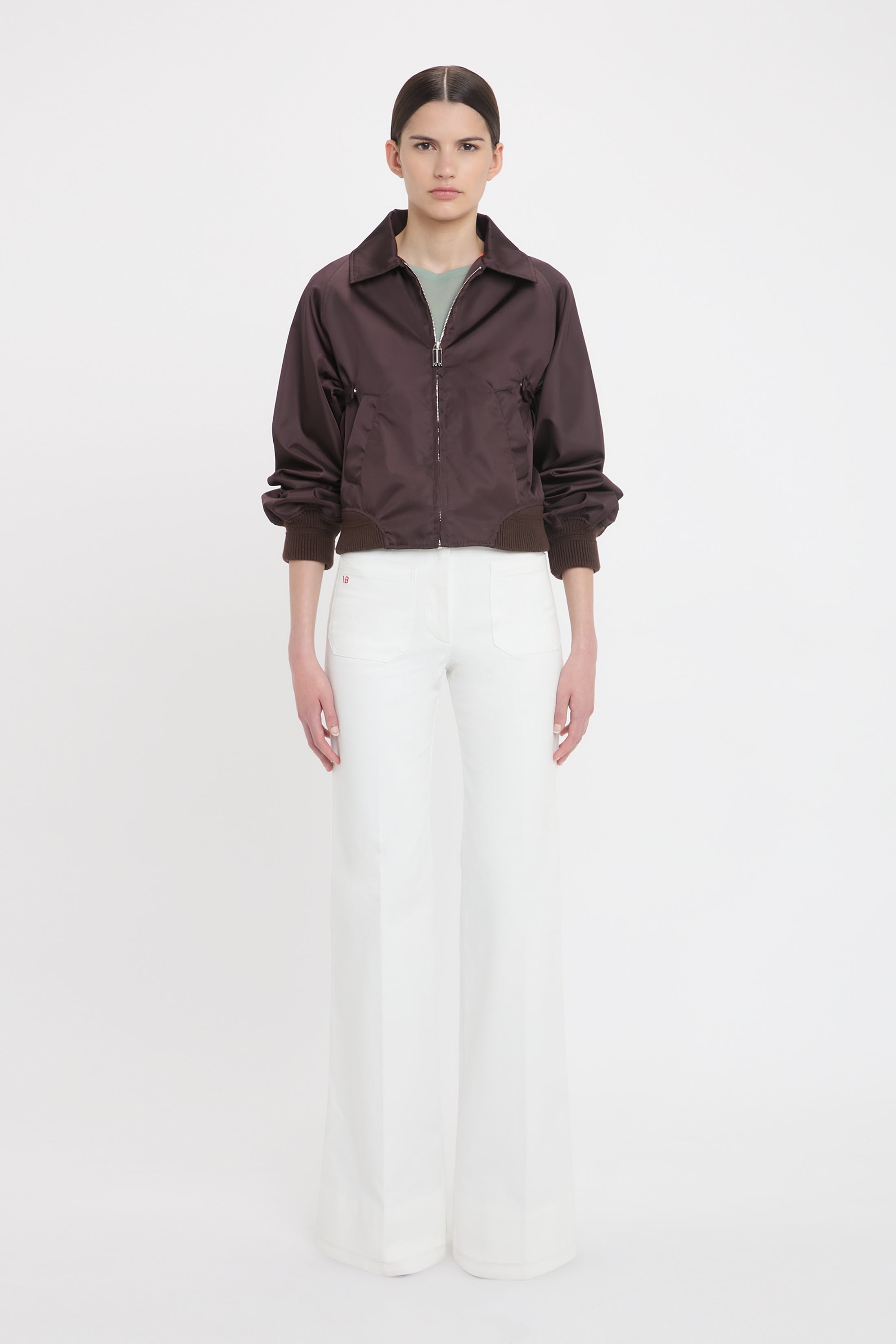 Harrington Bomber Jacket In Ebony - 2