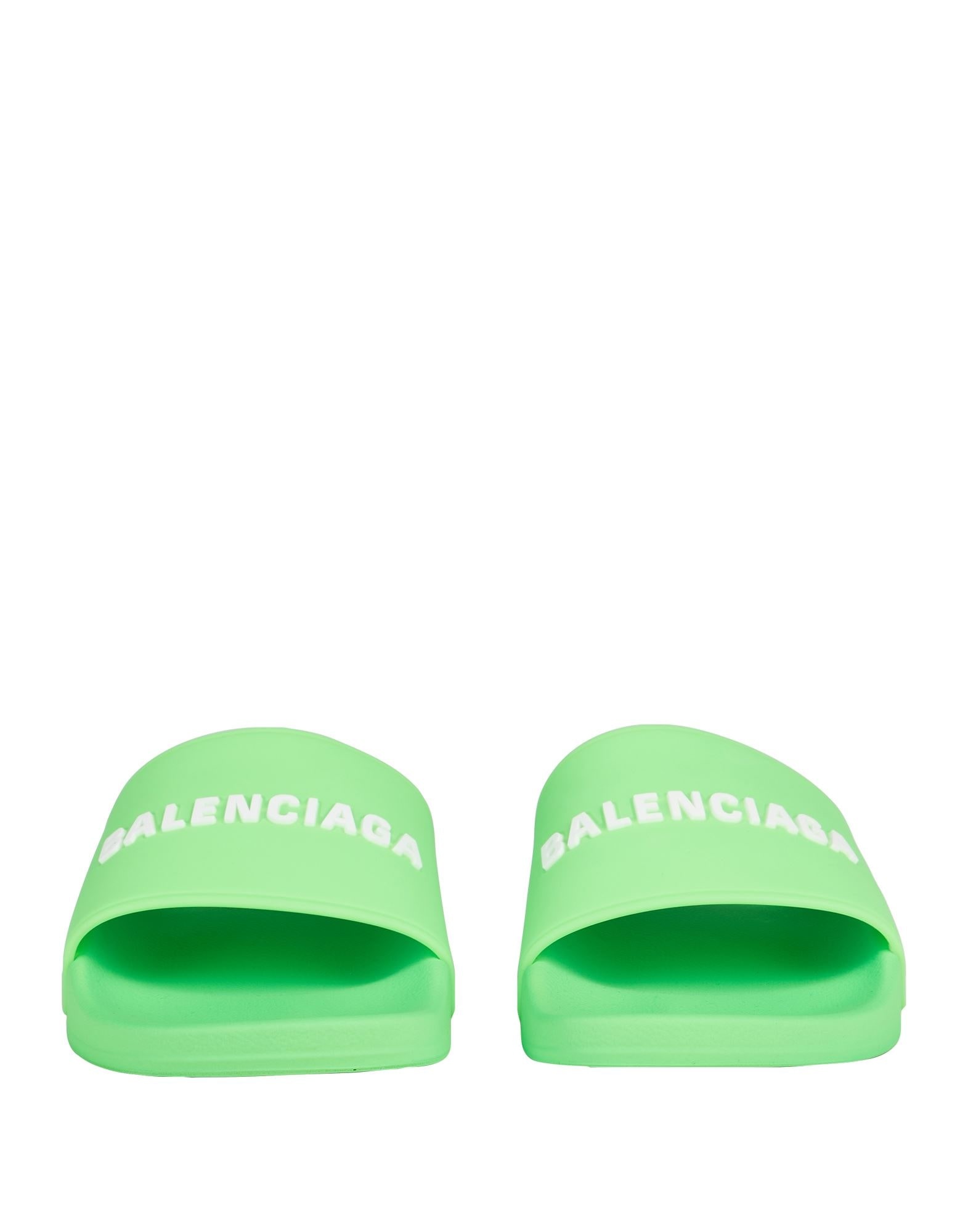 Green Men's Sandals - 4