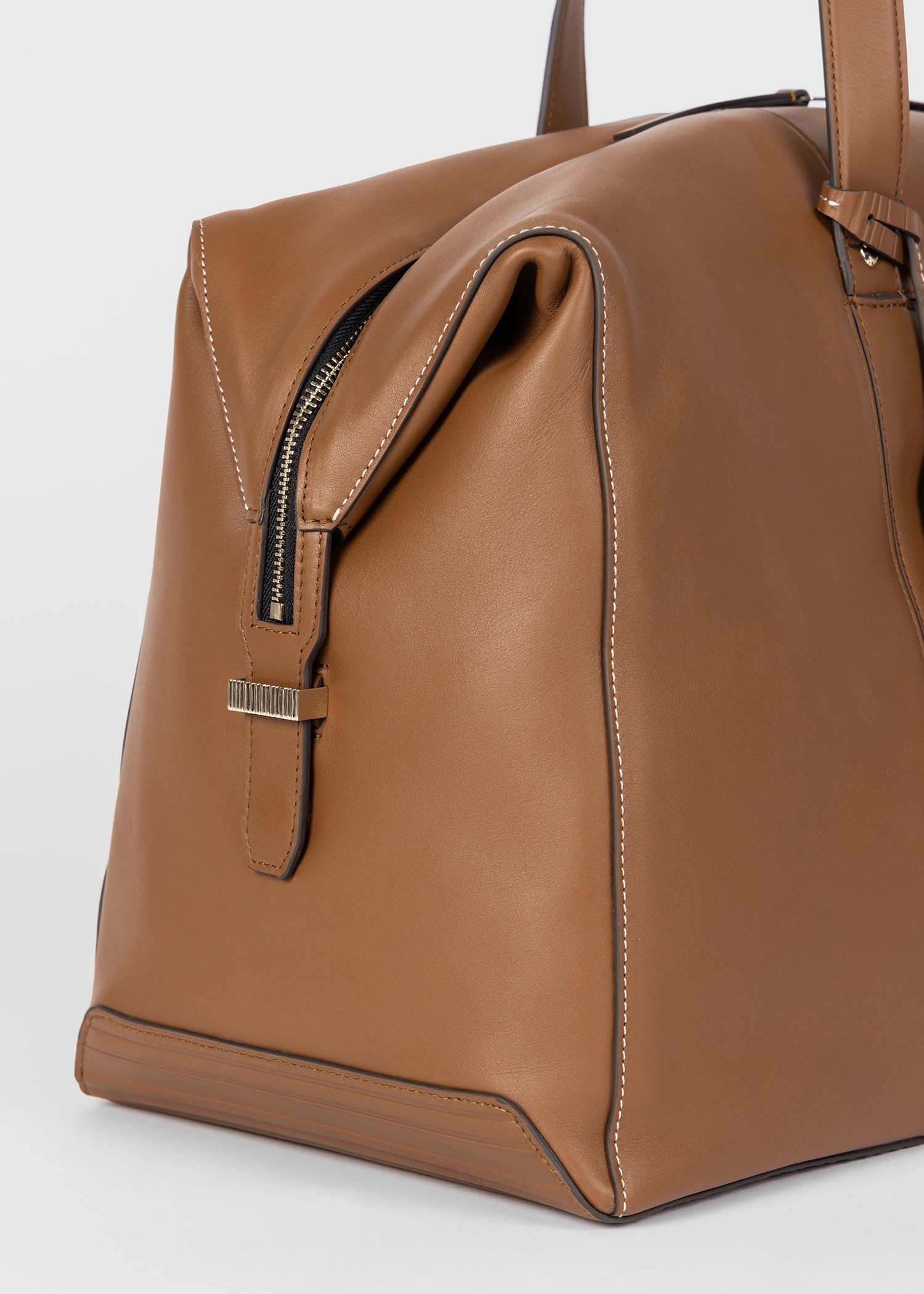 Tan Leather Holdall - 8