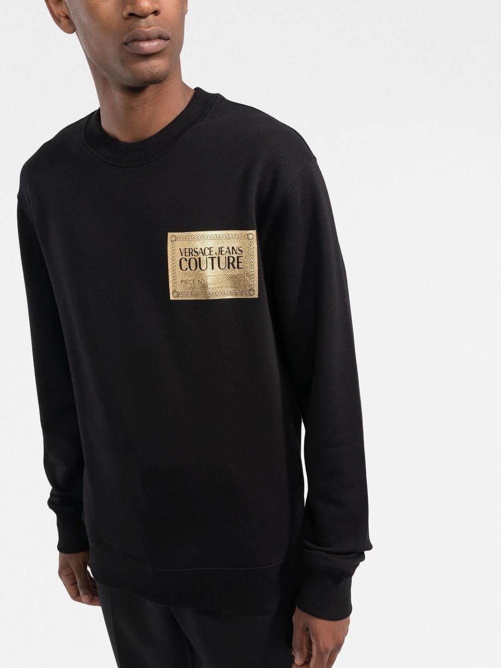 logo crew-neck sweatshirt - 3