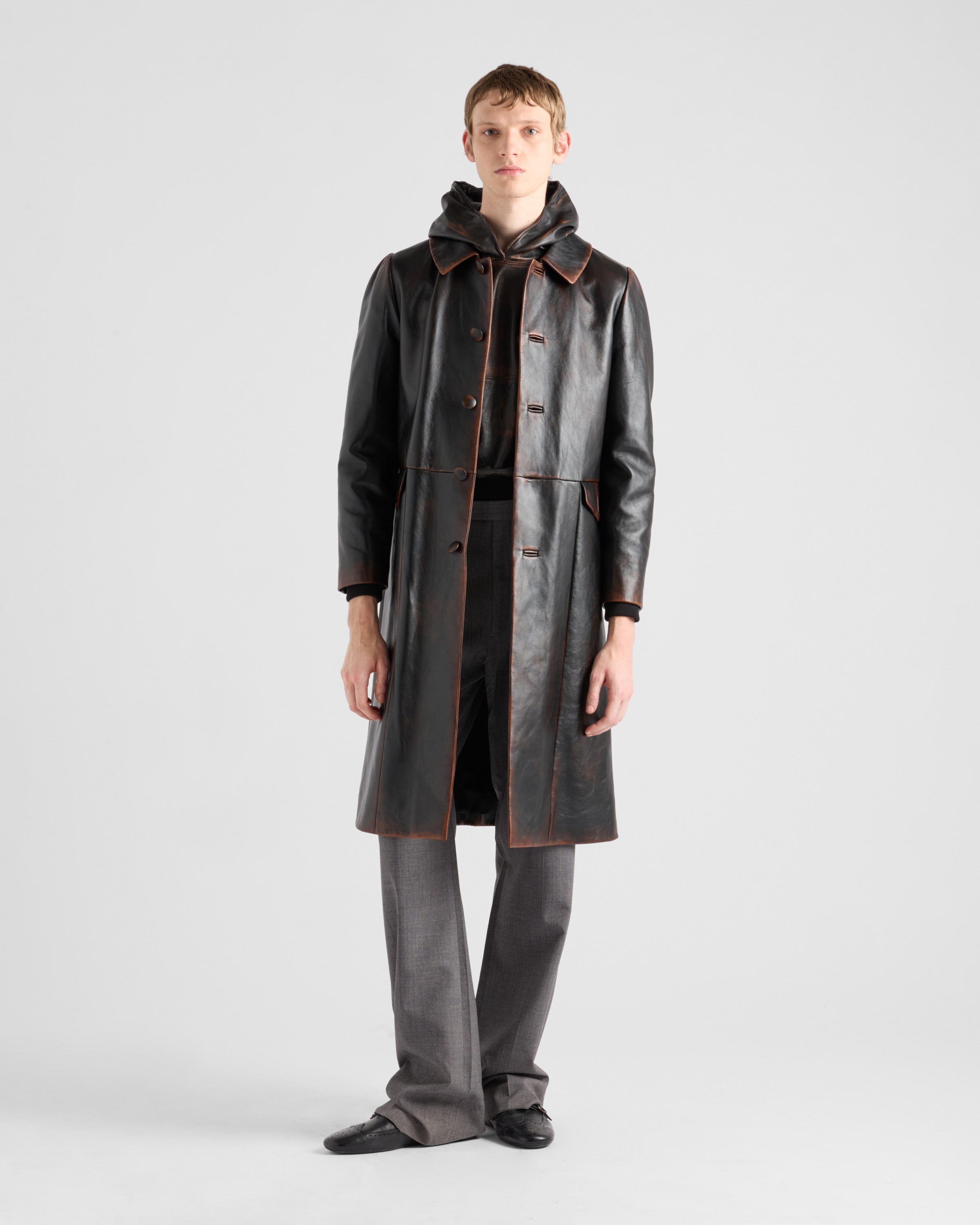 Nappa leather coat - 2