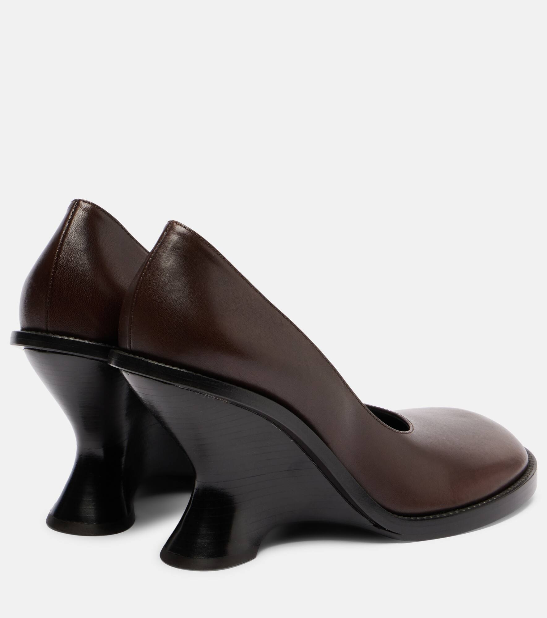 95 leather wedges - 2