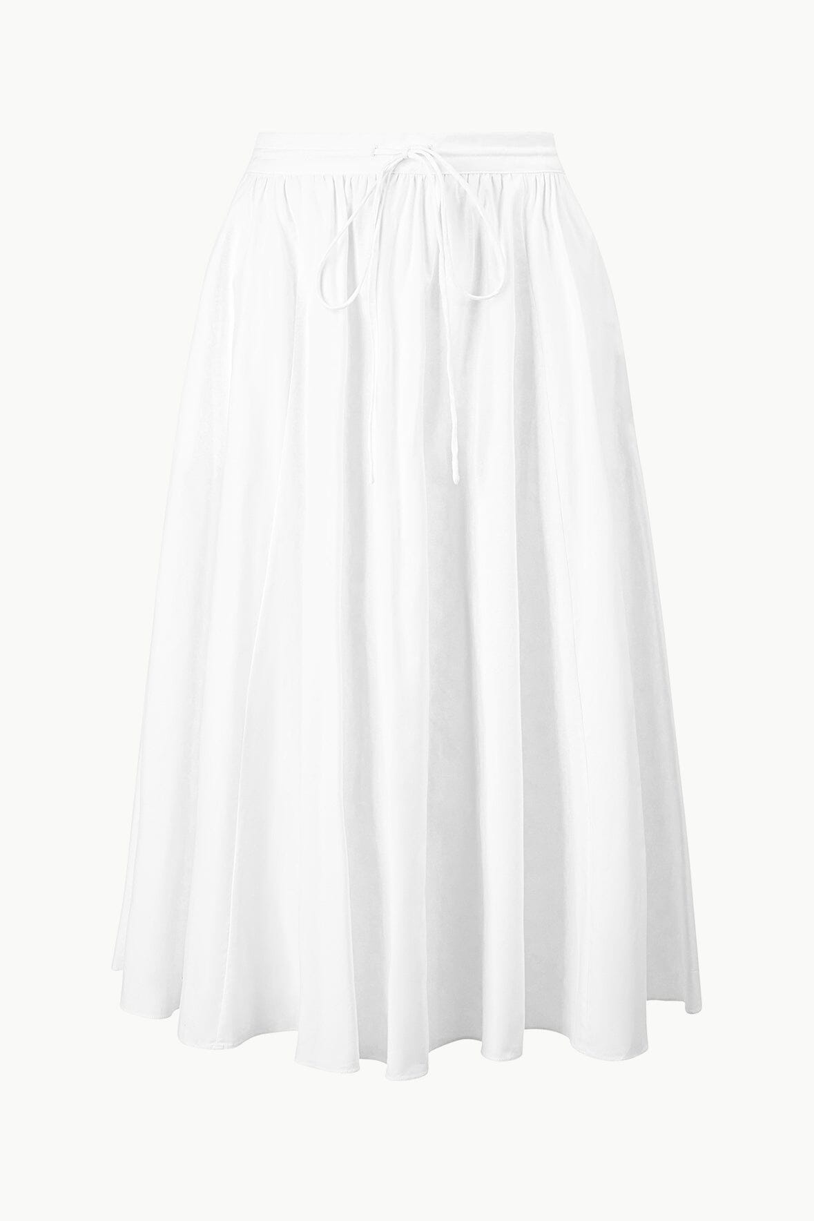 STAUD EDEN SKIRT WHITE - 1