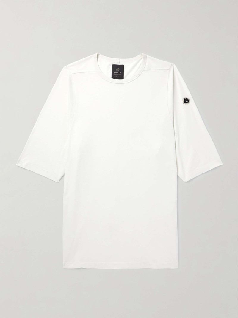 + Moncler Oversized Logo-Appliquéd Cotton-Jersey T-Shirt - 1