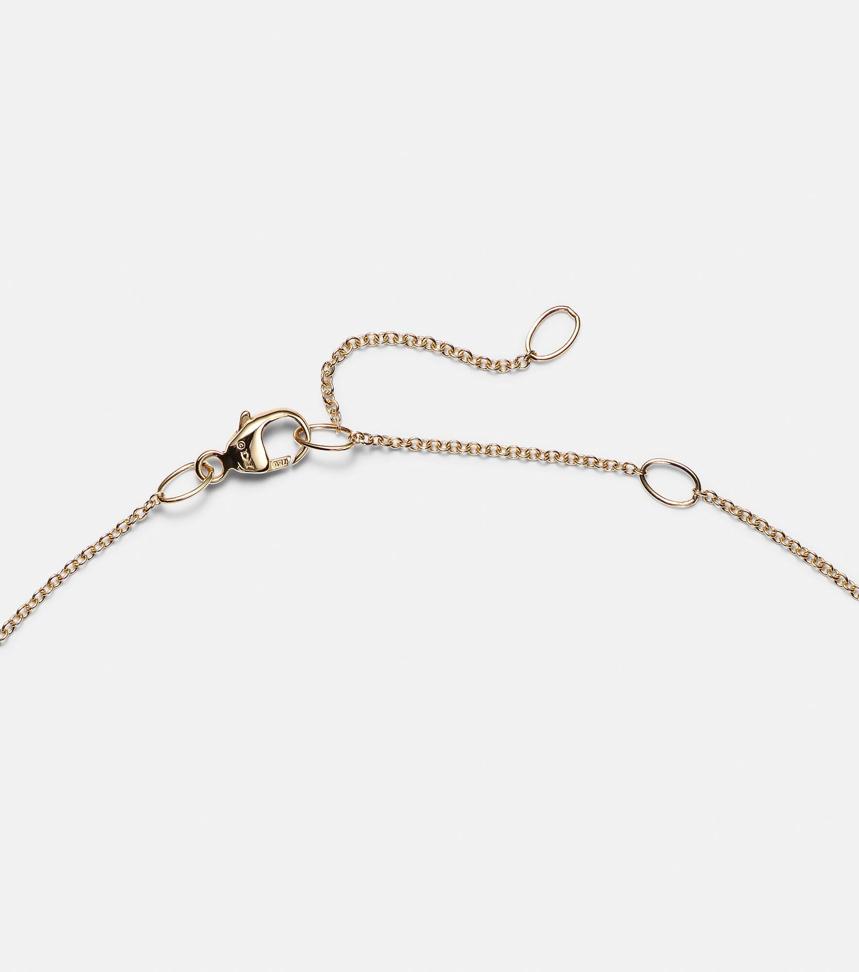 Petite Chatelaine® 18kt gold necklace with diamonds - 6