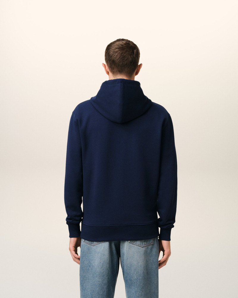 NAVY COTTON AMI DE COEUR HOODIE 5