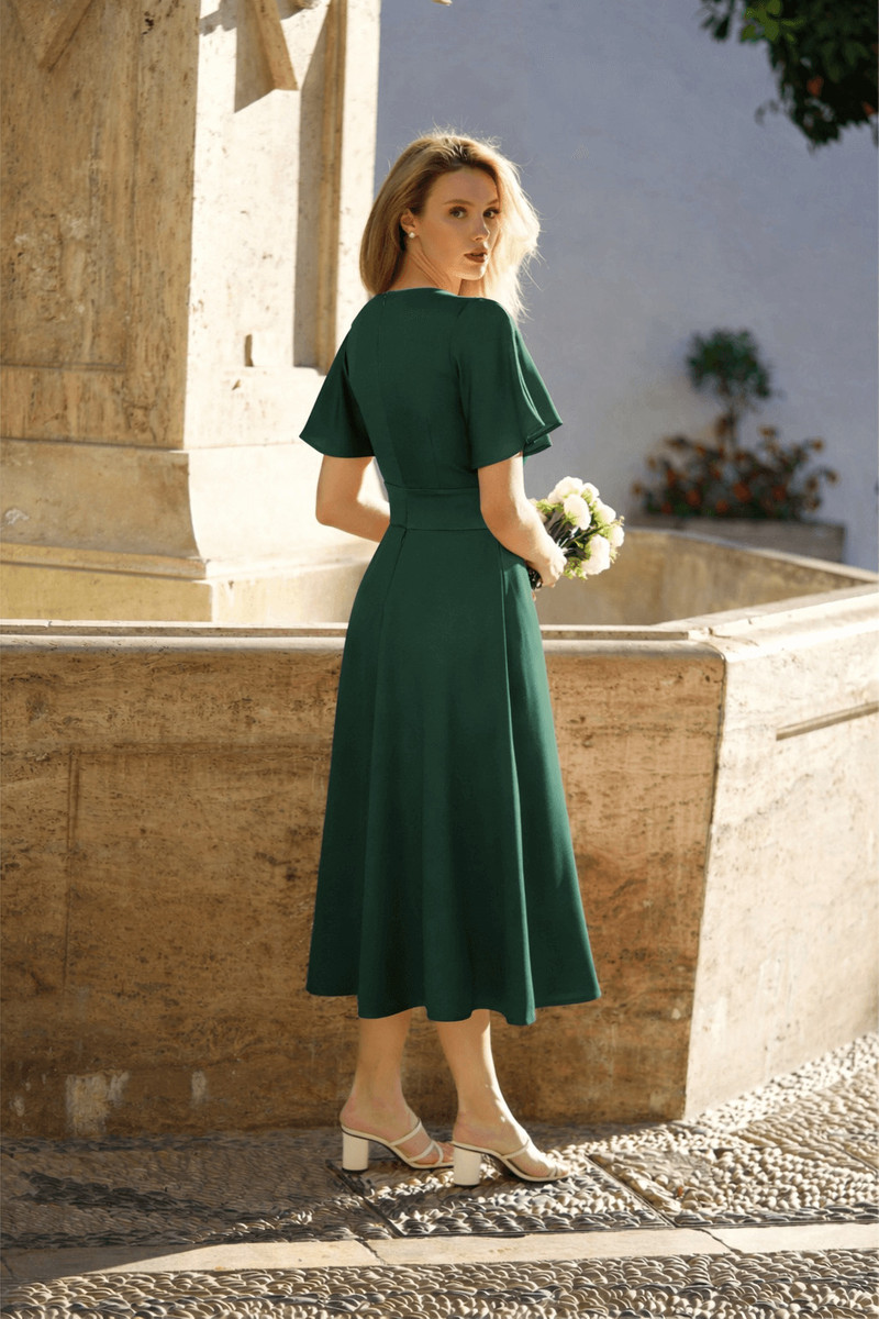 Coralie Evening Dress Open back 3