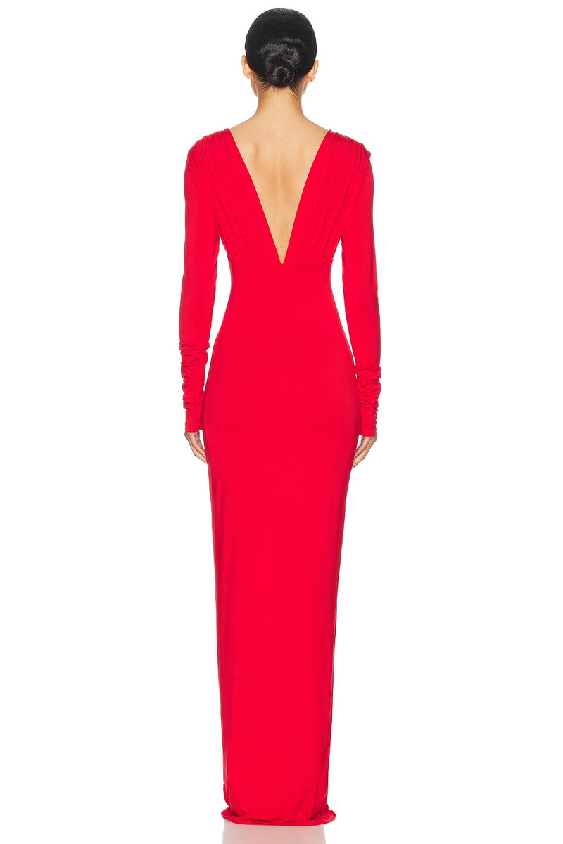 HELSA Jersey Deep V Maxi Dress outlook