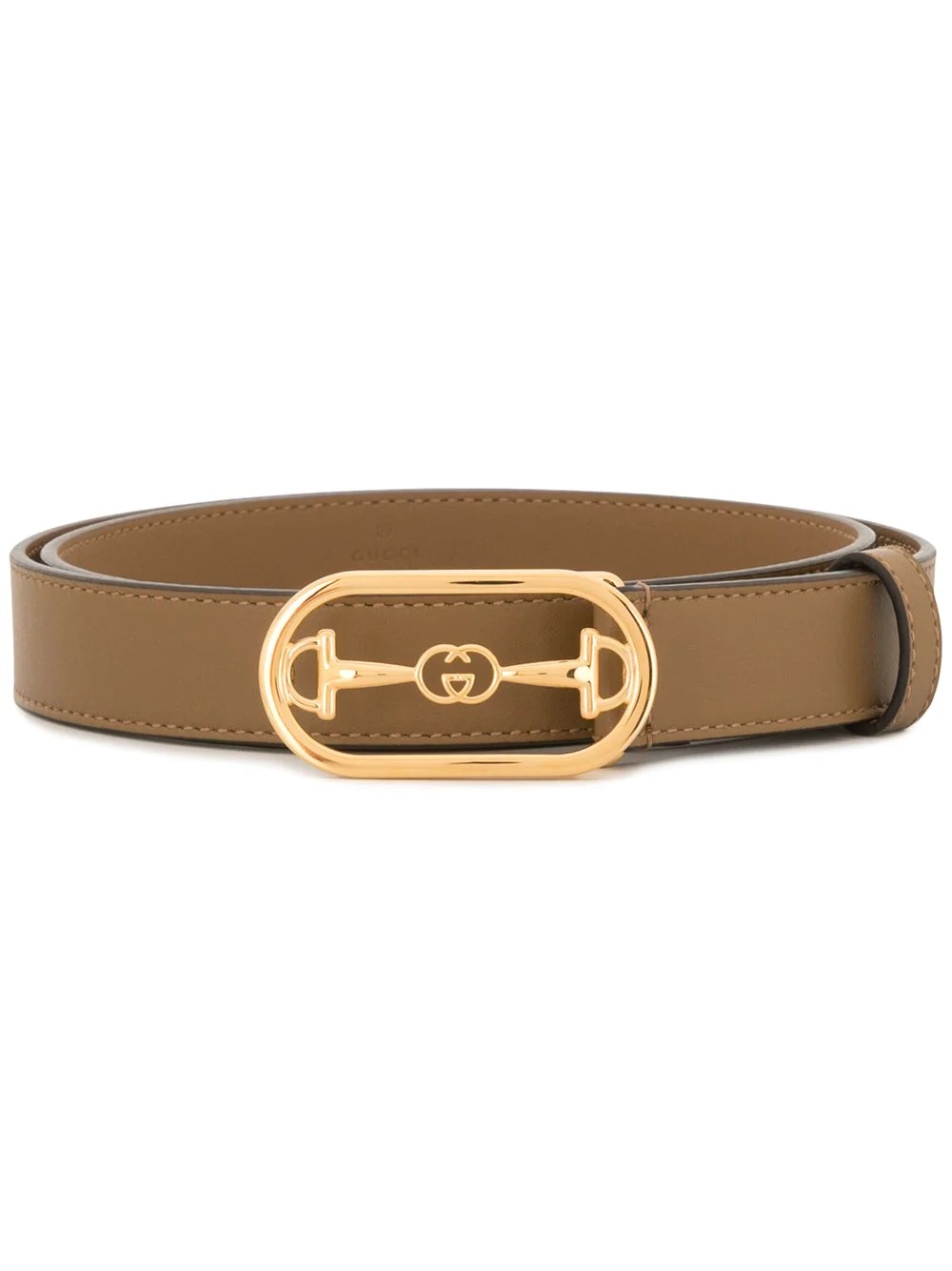 horsebit detail belt - 1