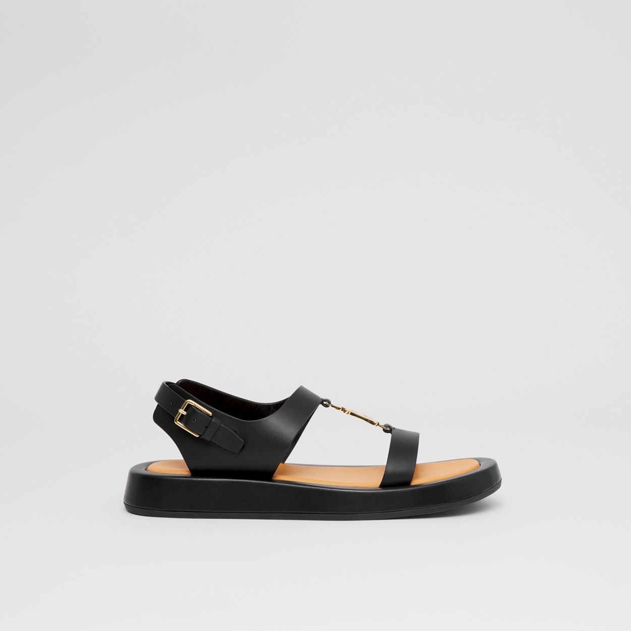 Monogram Motif Leather Sandals - 6