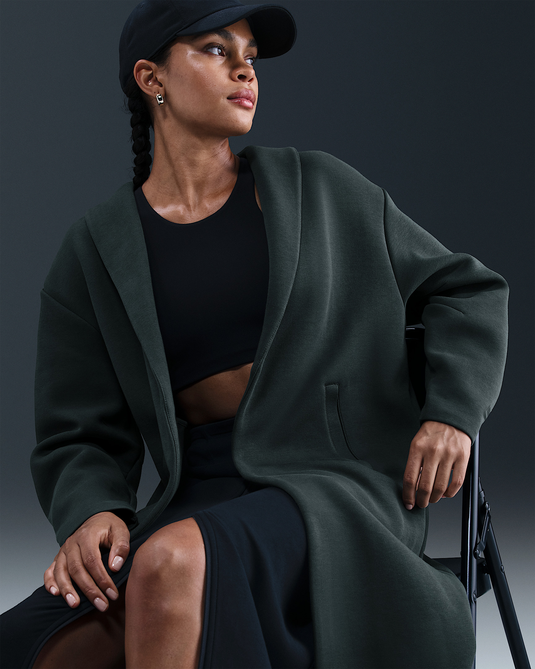 Nike Sportswear Tech Fleece Women's Oversized Duster Jacket - 5