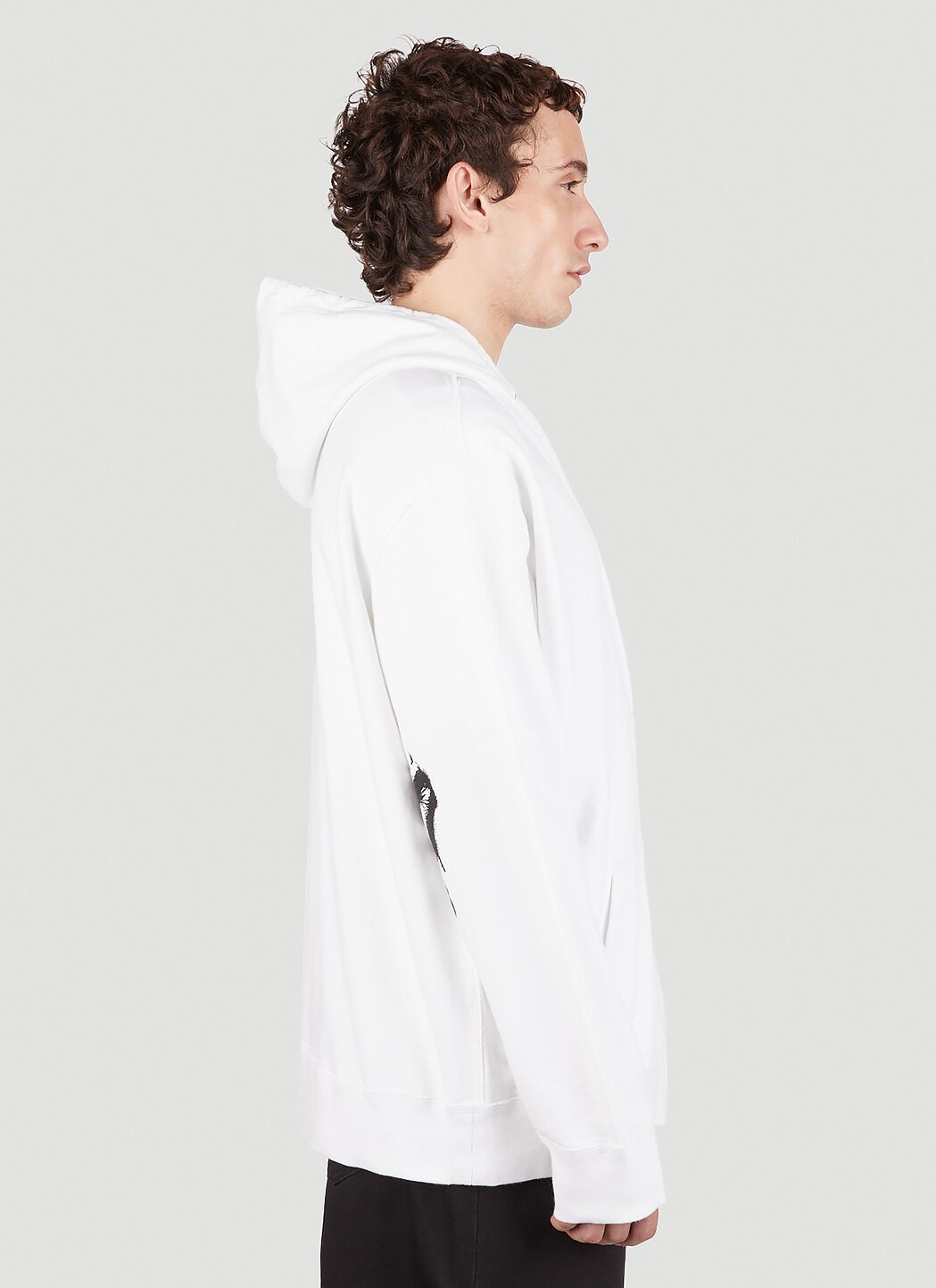 Logo Patch Hooded Sweatshirt - 3