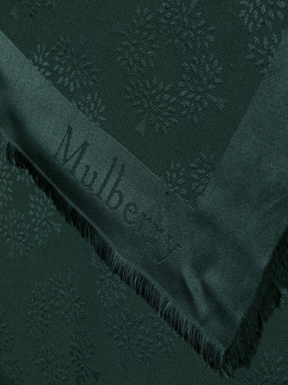 Mulberry Tree Square monogram-pattern scarf - 2