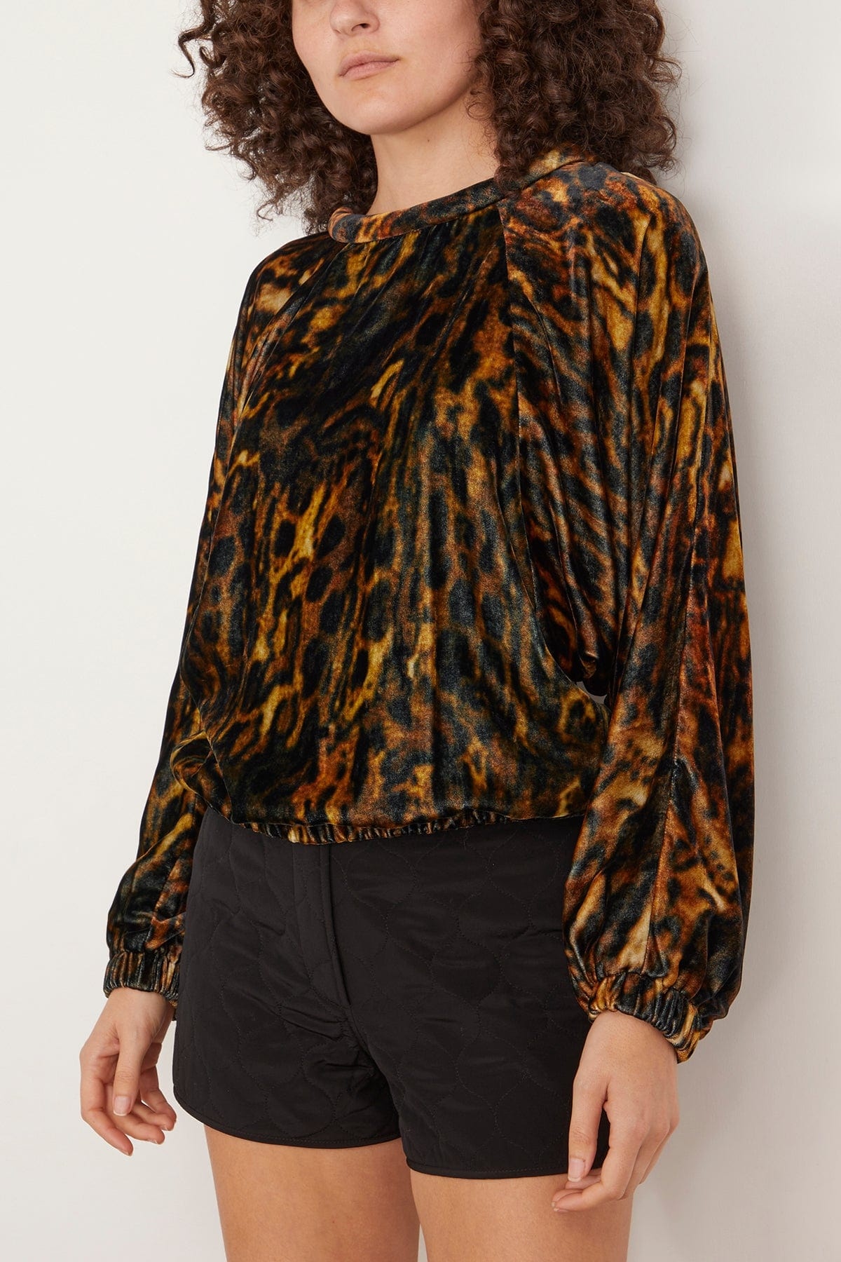 Dabia Blouse in Leopard - 3