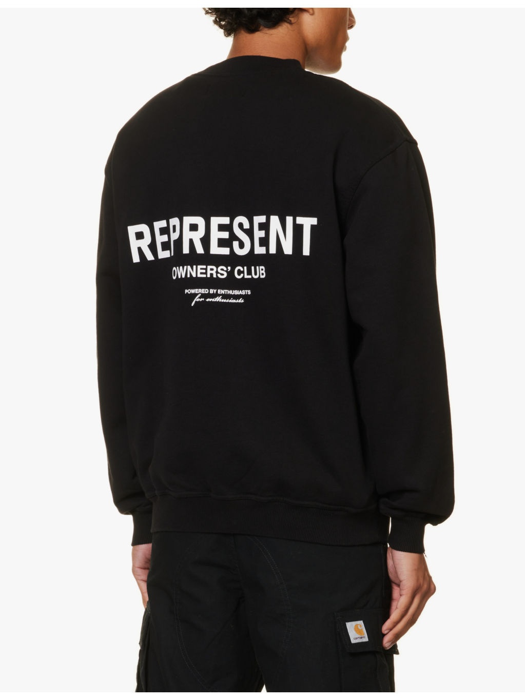 Owners' Club graphic-print relaxed-fit cotton-jersey sweatshirt - 4