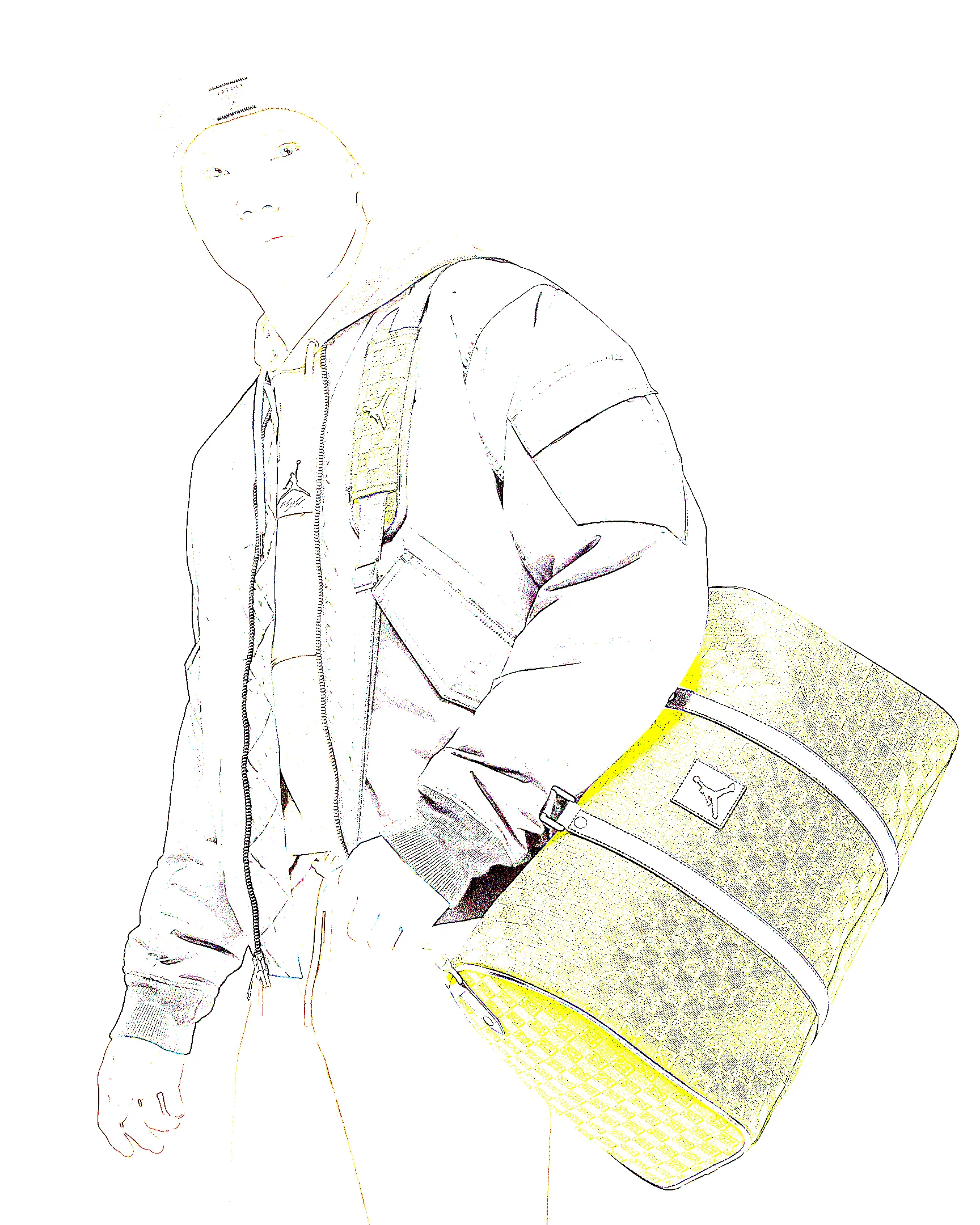 Jordan Monogram Duffle Bag (25L) - 1