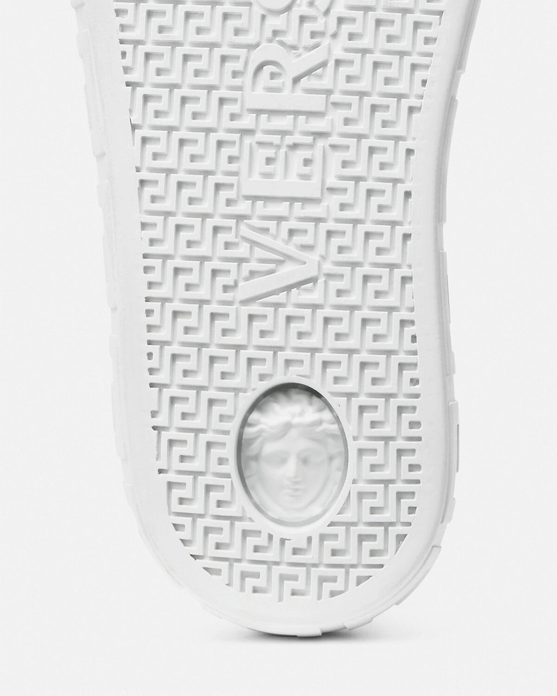 Versace Allover Denim Greca Sneakers 4