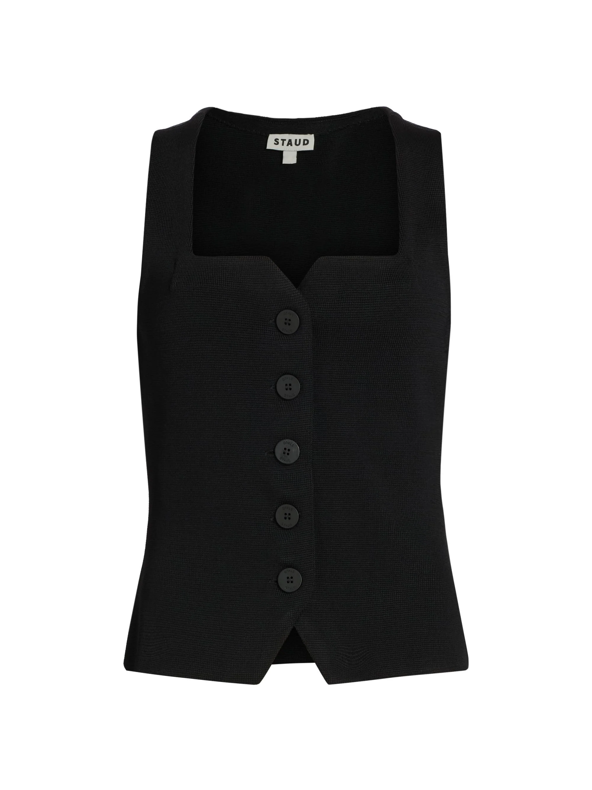 Women's Marisa Vest Top - Black - 1