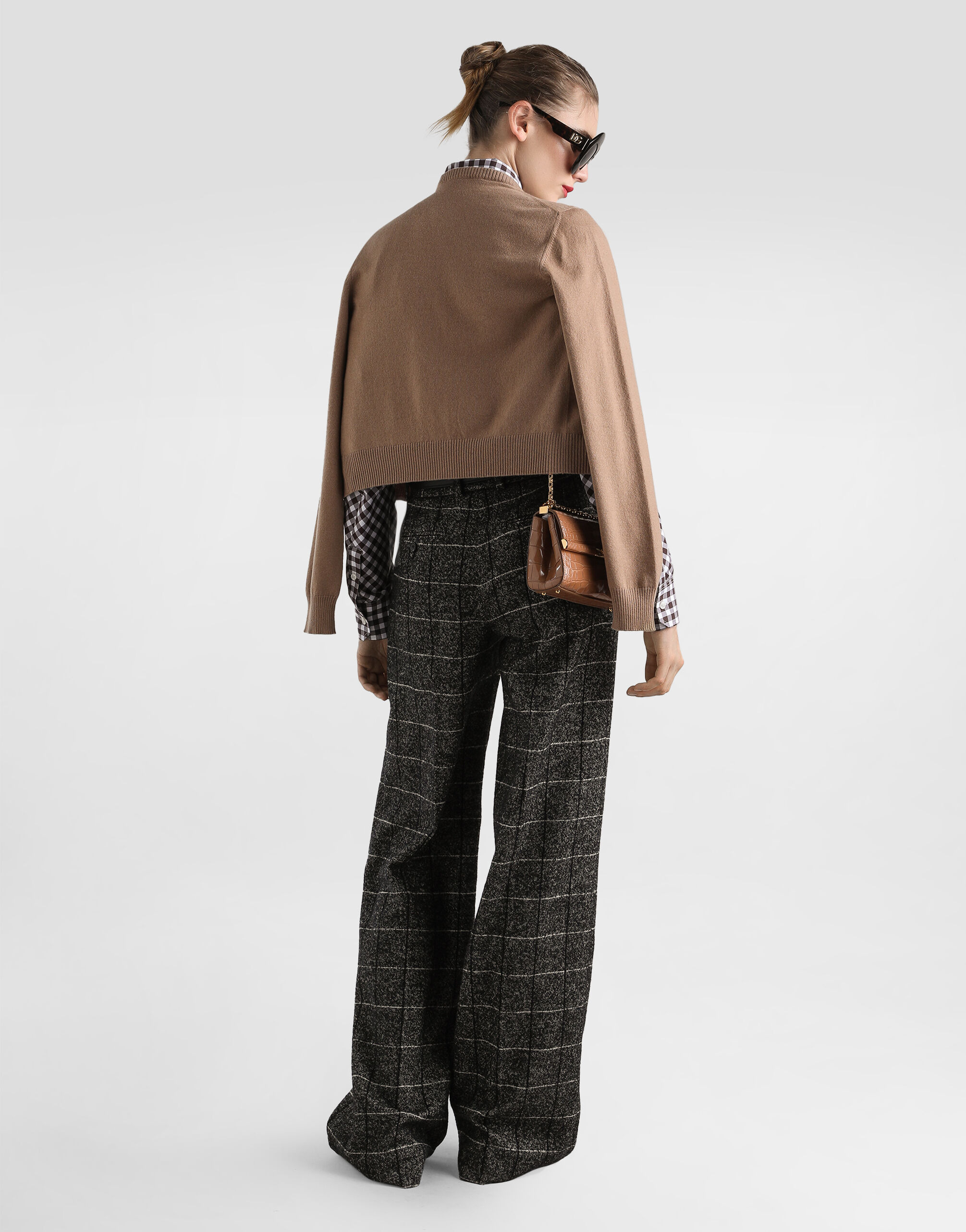Cotton twill check shirt - 5
