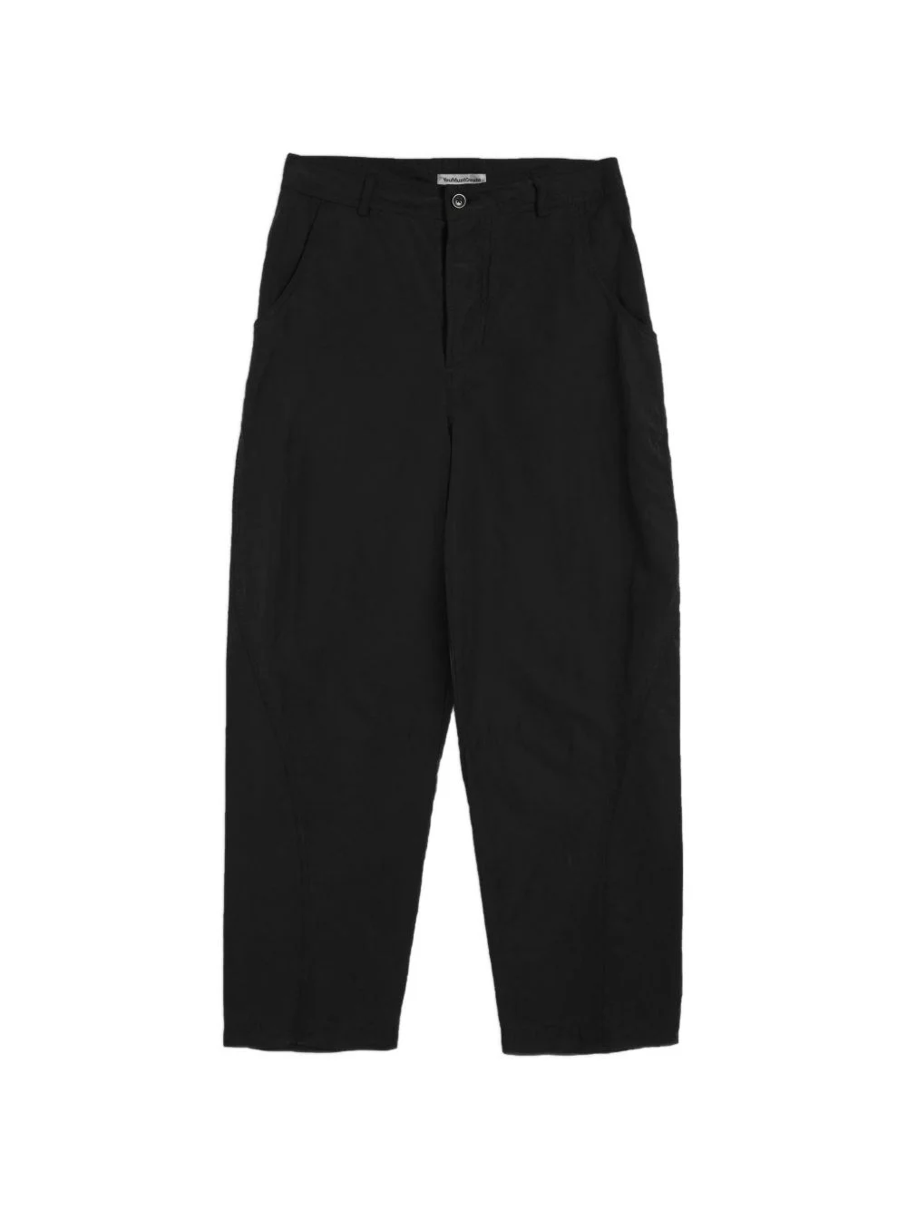 button-detail trousers - 1