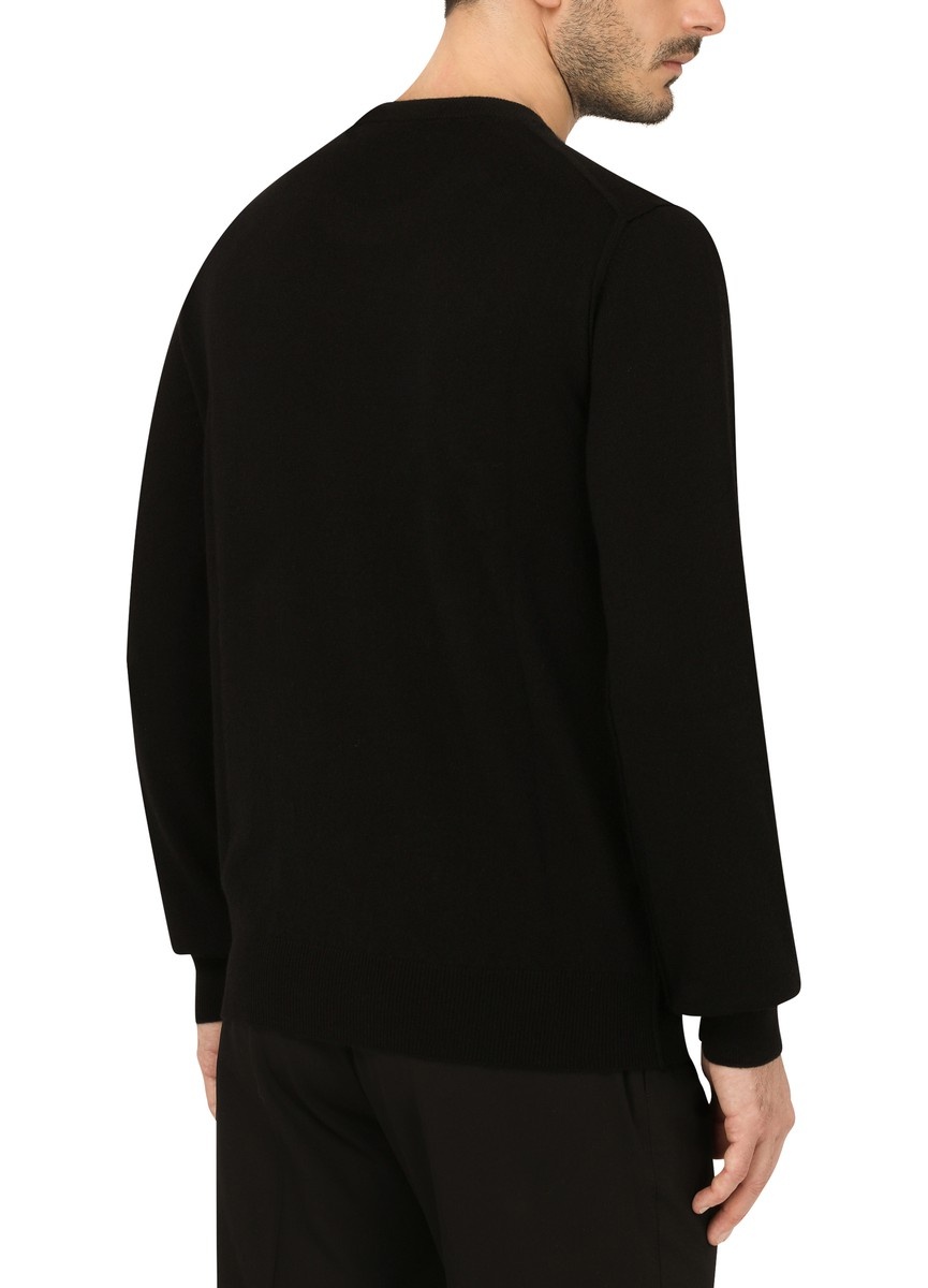 Cashmere round-neck sweater - 4