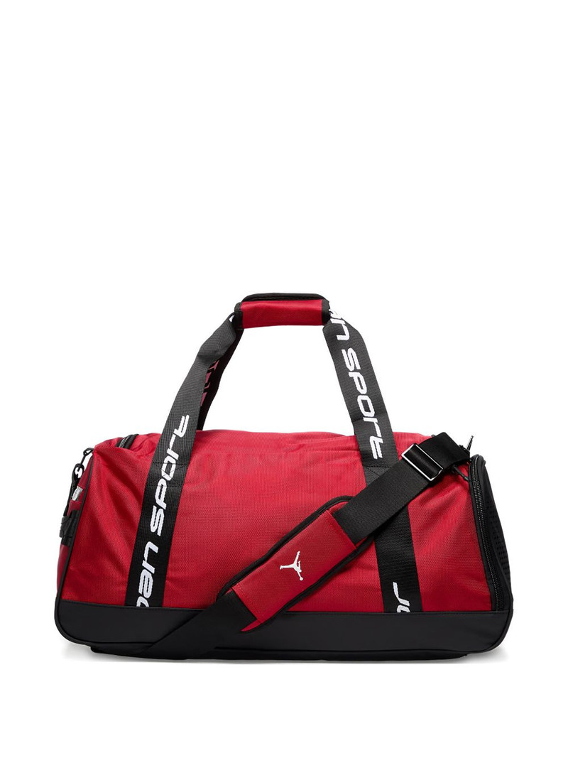 Jordan logo-patch strap duffle bag outlook