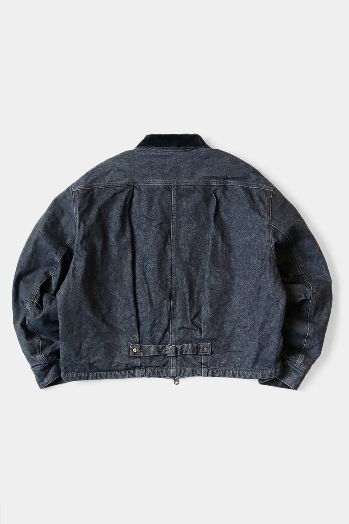 14oz BLKxECR Denim T-Back Drizzler JKT - Black - 2