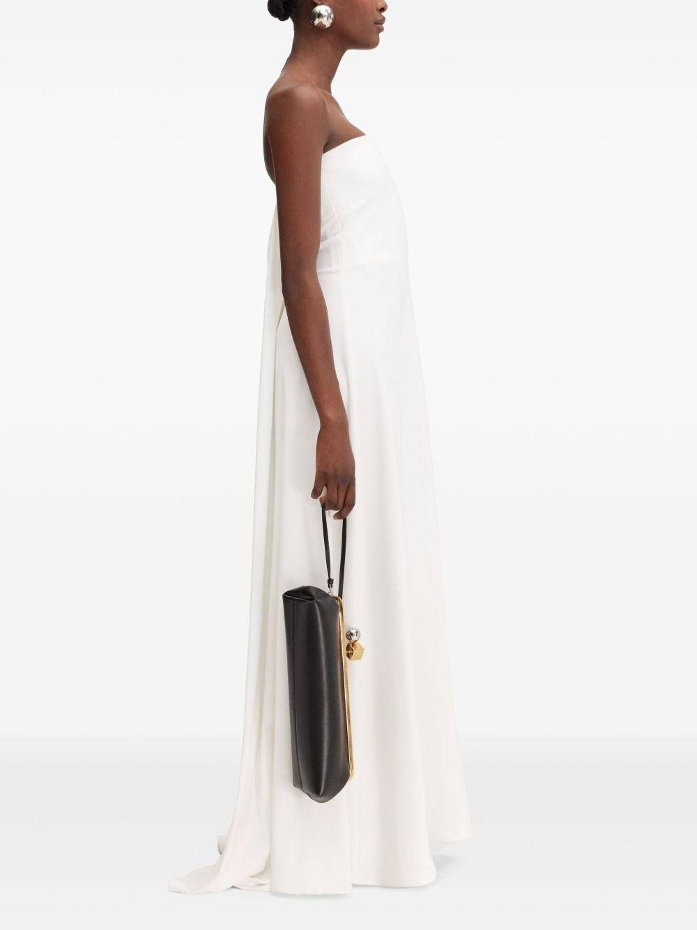 strapless maxi dress - 3