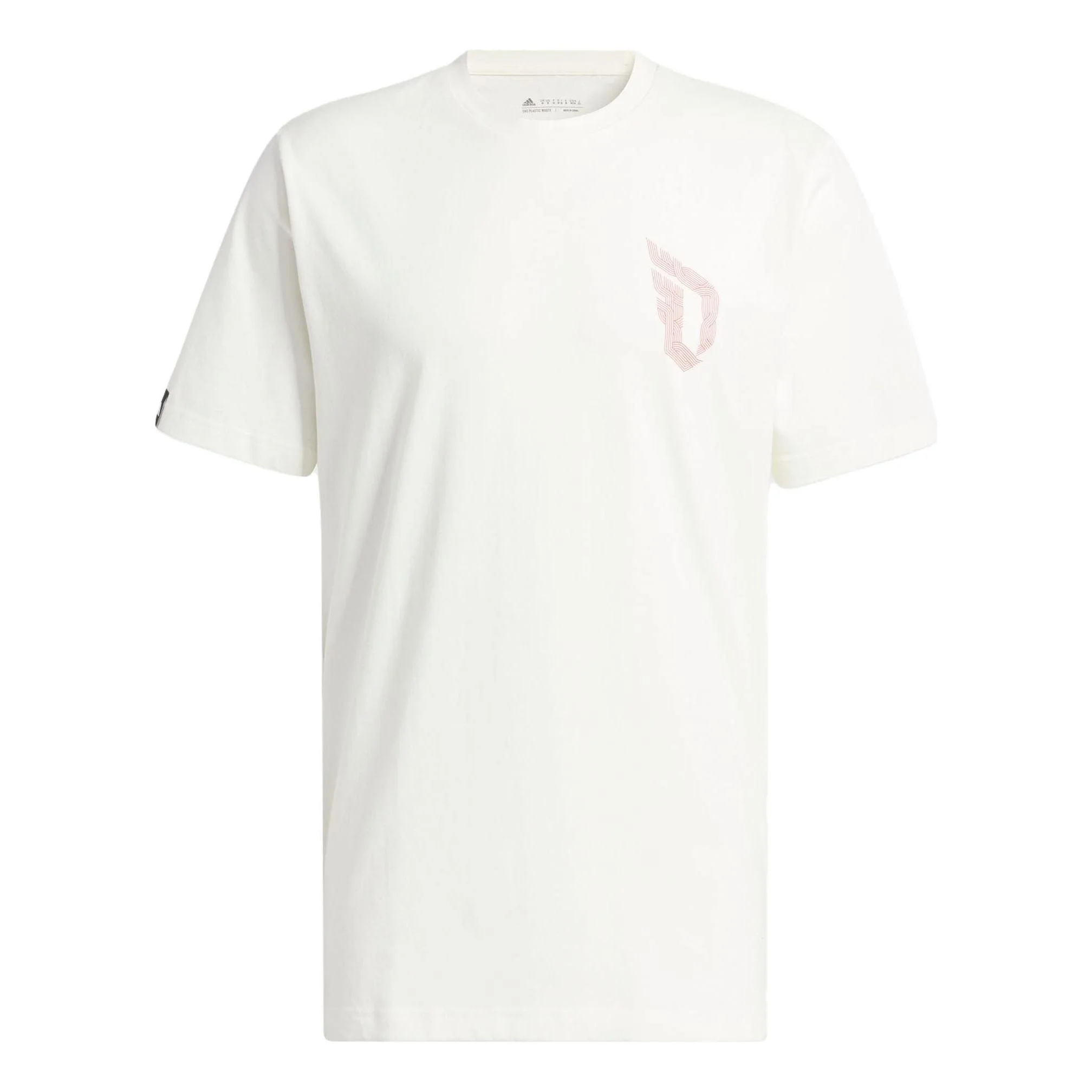 adidas Damian Lillard Graphic Tee 'White' II7790 - 1
