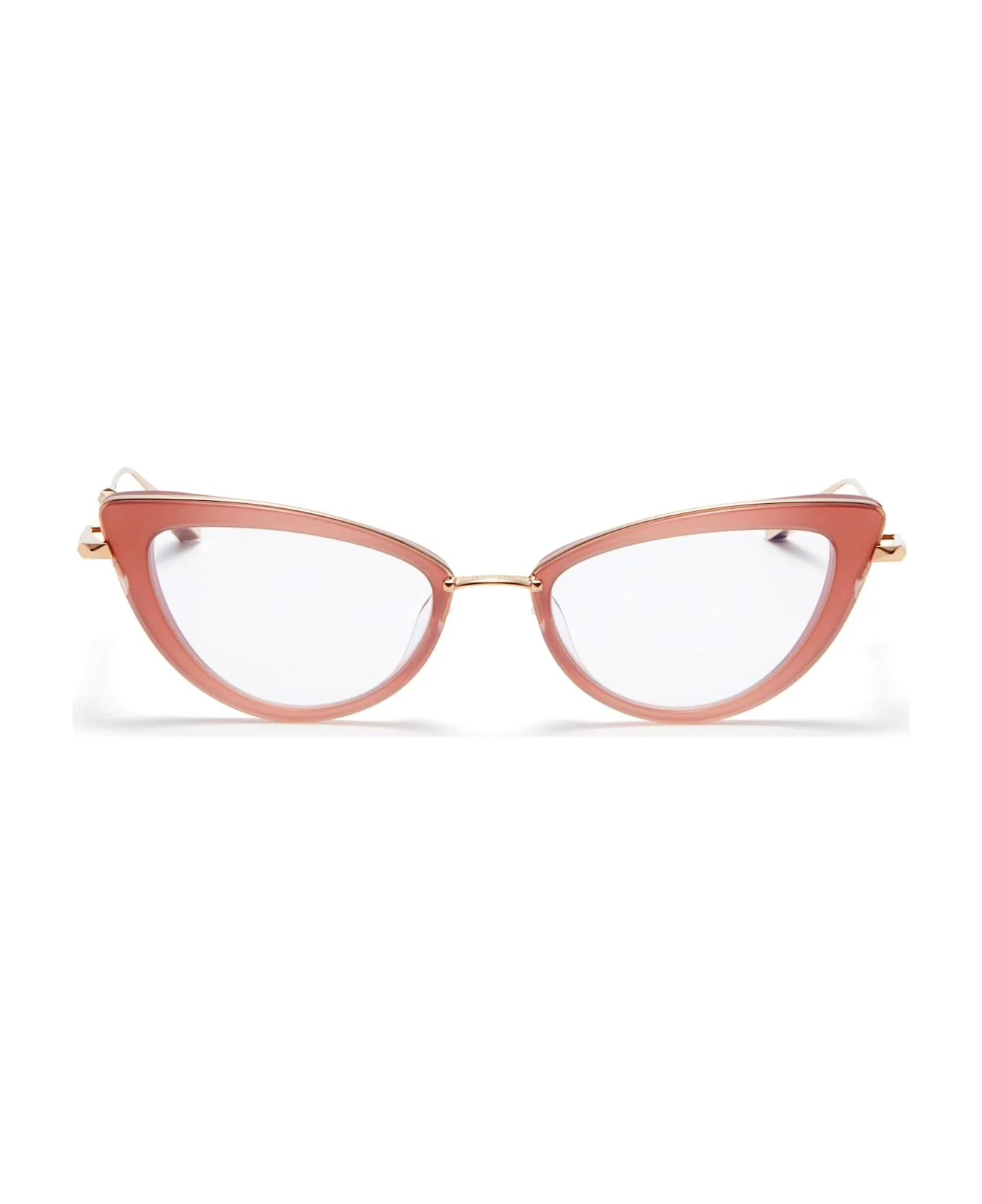 V-daydream - White Gold / Powder Pink Rx Glasses - 1