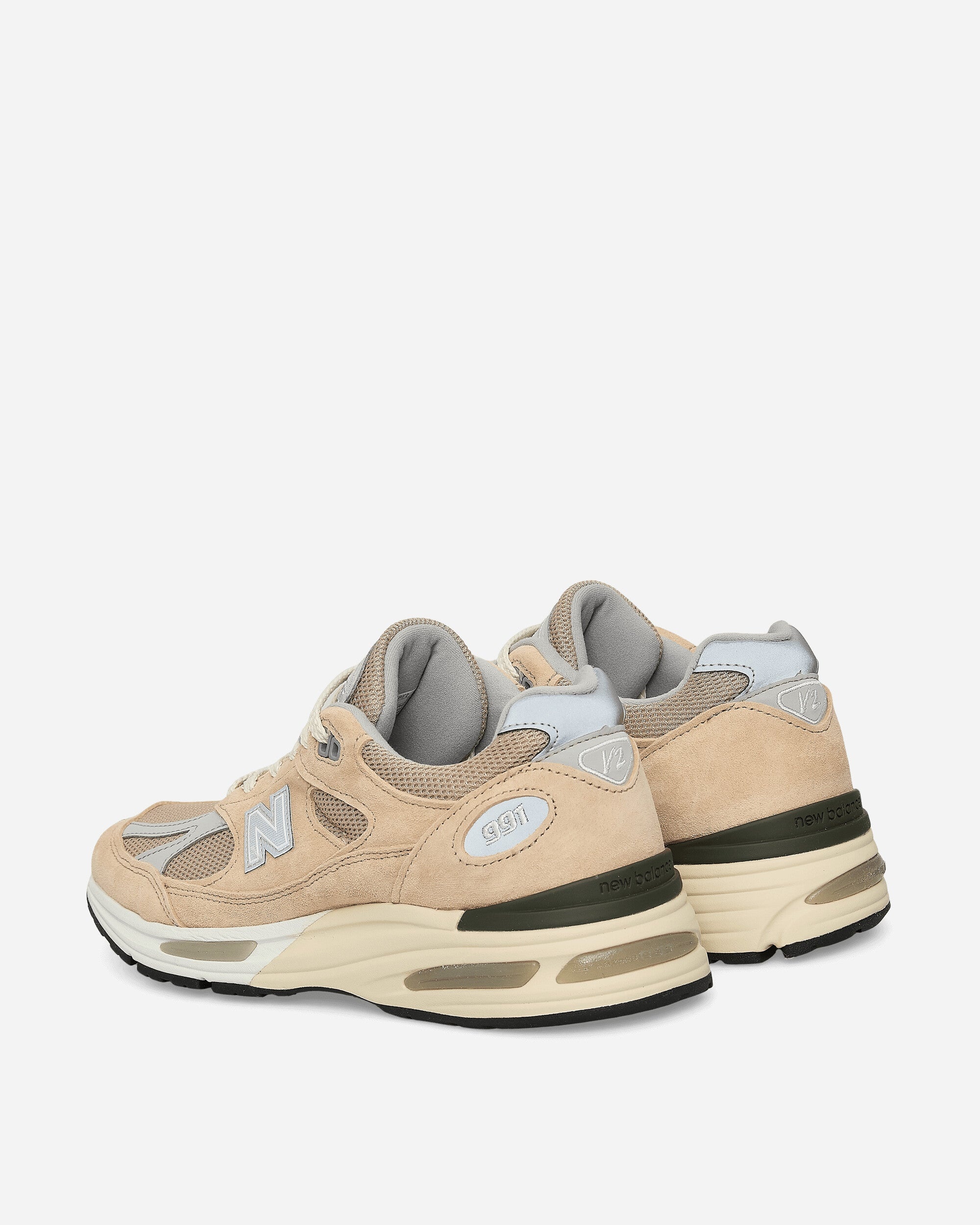 Made in UK 991v2 Sneakers Cuban Sand / Harbor Mist / Silver - 4