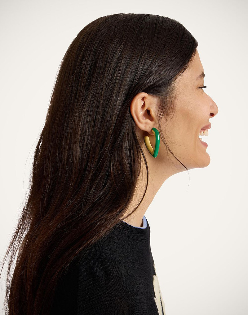 La DoubleJ Dew Earrings Bicolor Mini outlook